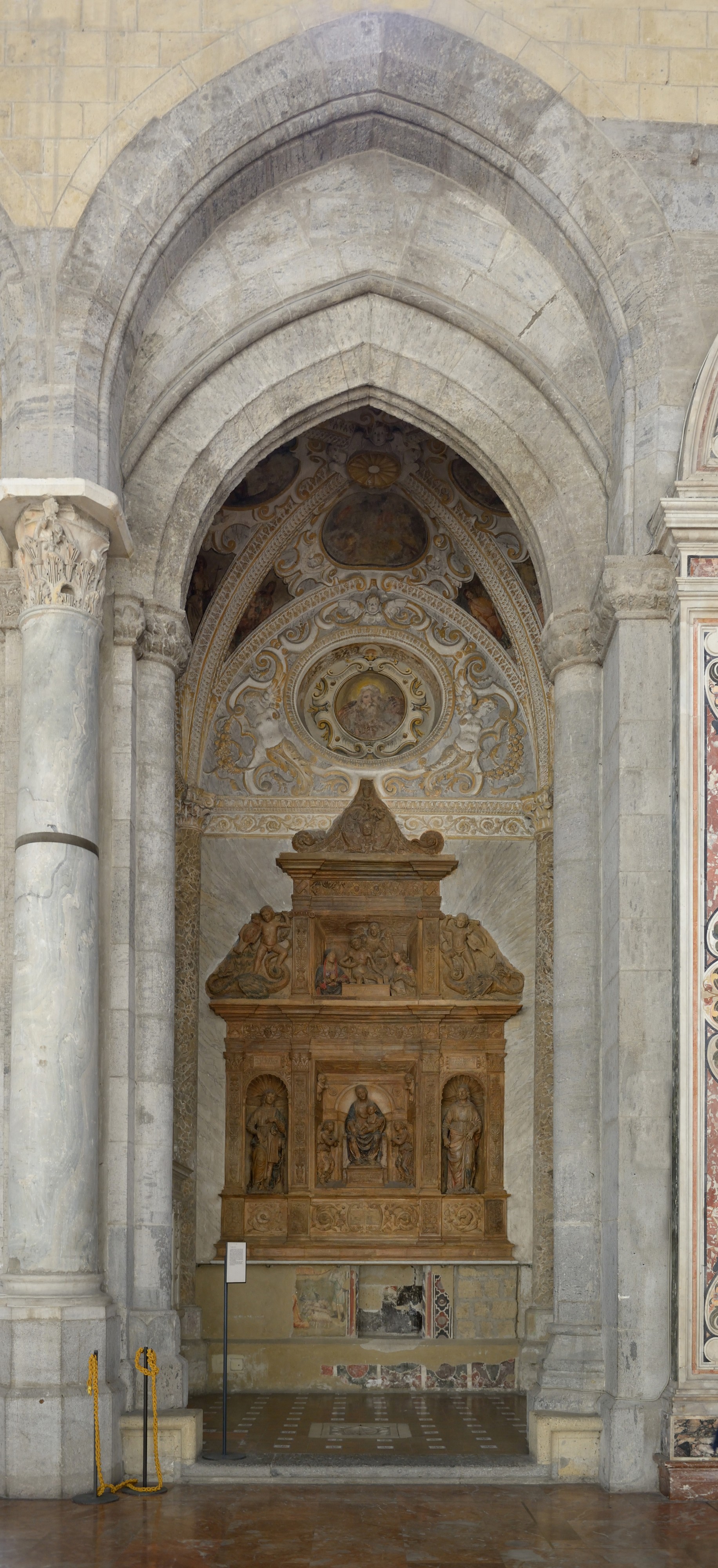 Church San Lorenzo Maggiore Saint Roch chapel altar