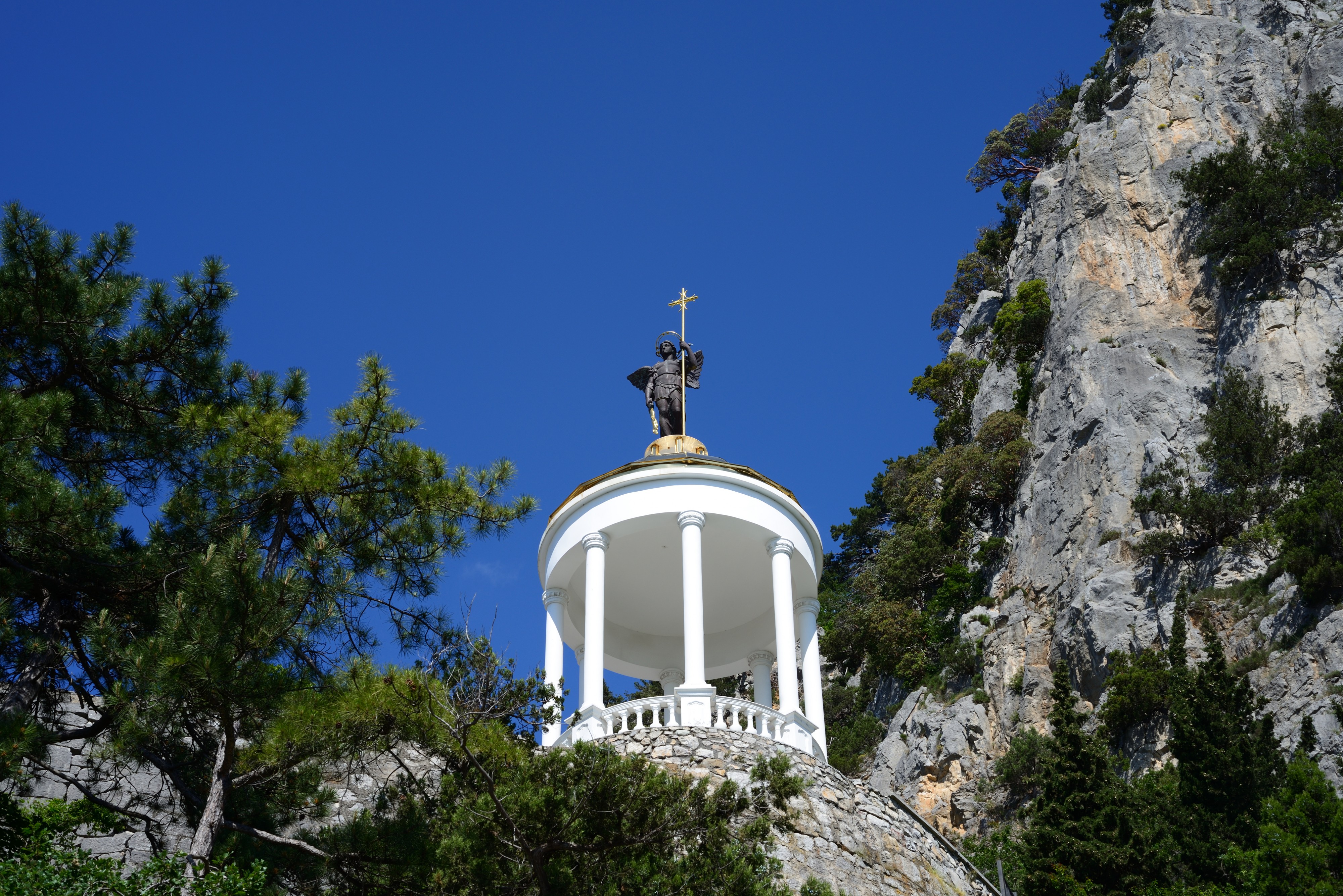 Crimea. Church of the Holy Archangel Michael in Oreanda