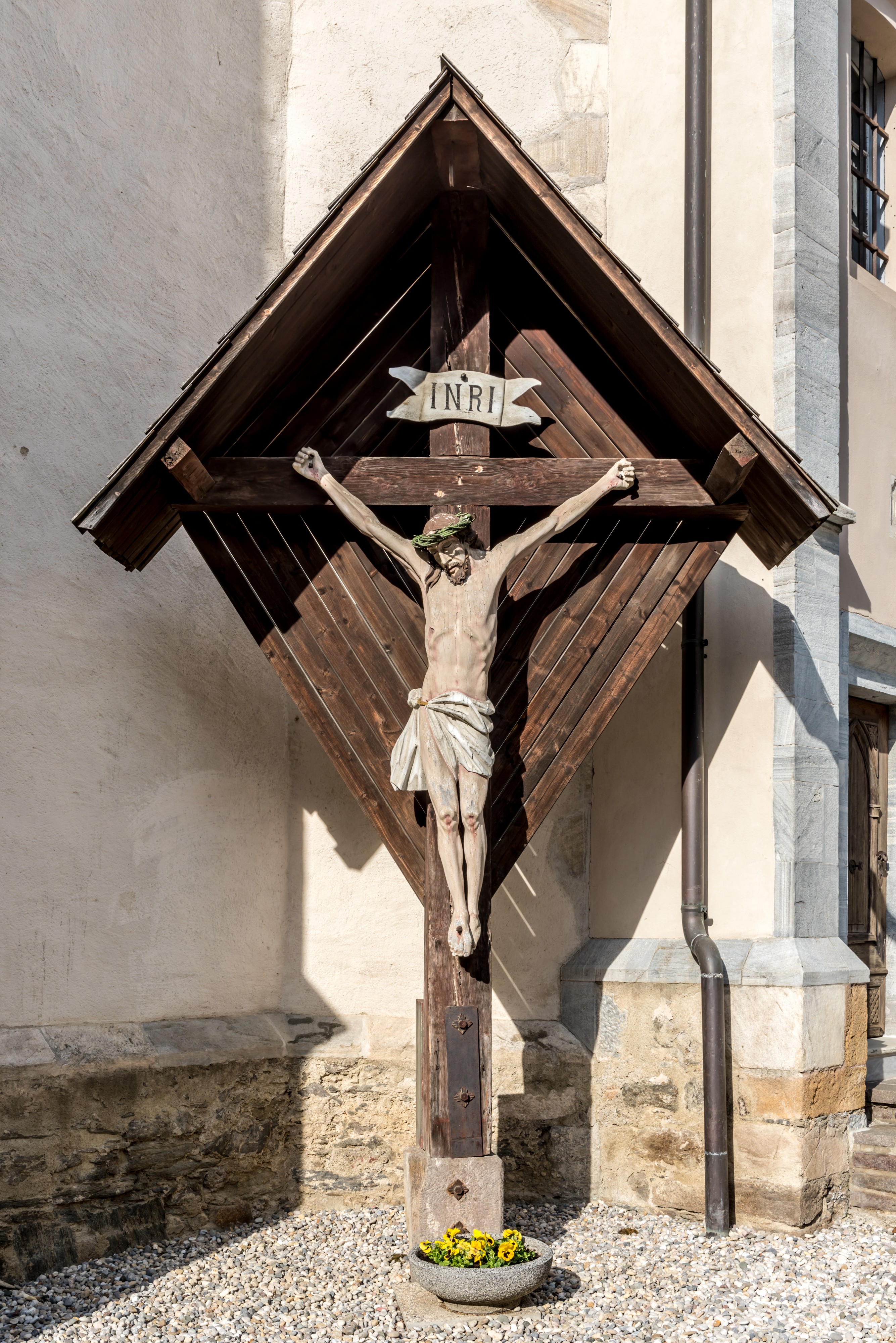 Hüttenberg Pfarrkirche hl Nikolaus S-Seite Kruzifix 21032017 6865