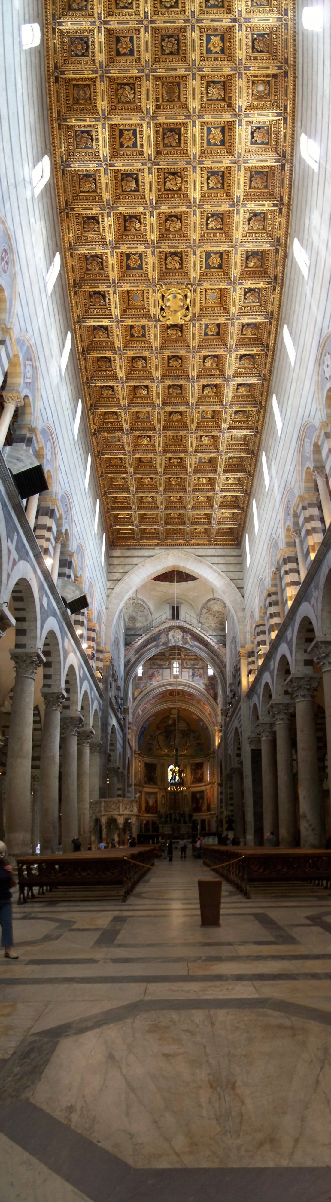 Interior of Pisa duomo