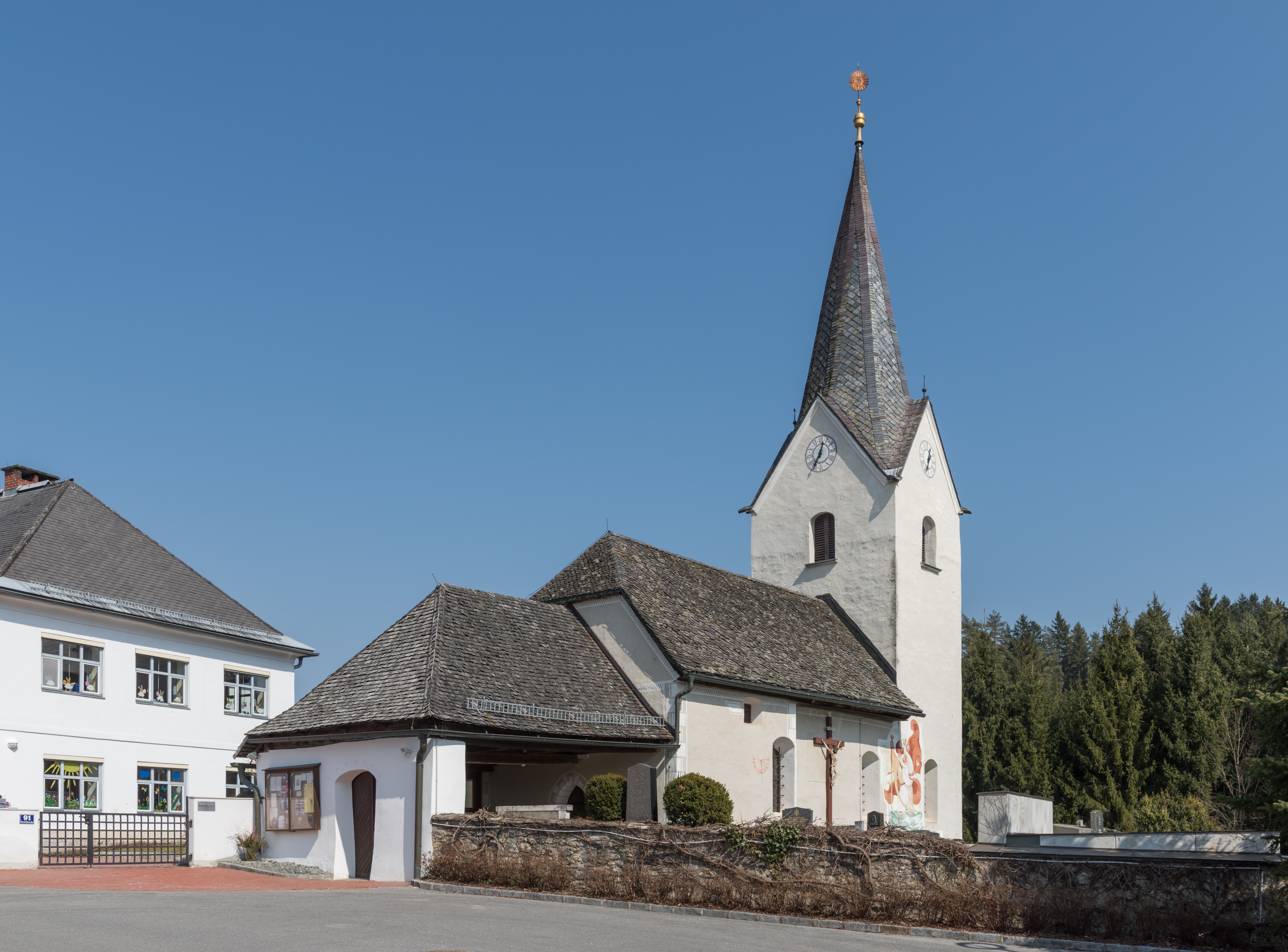 Klagenfurt Woelfnitz Sankt Martin am Ponfeld Pfarrkirche 21032015 1044