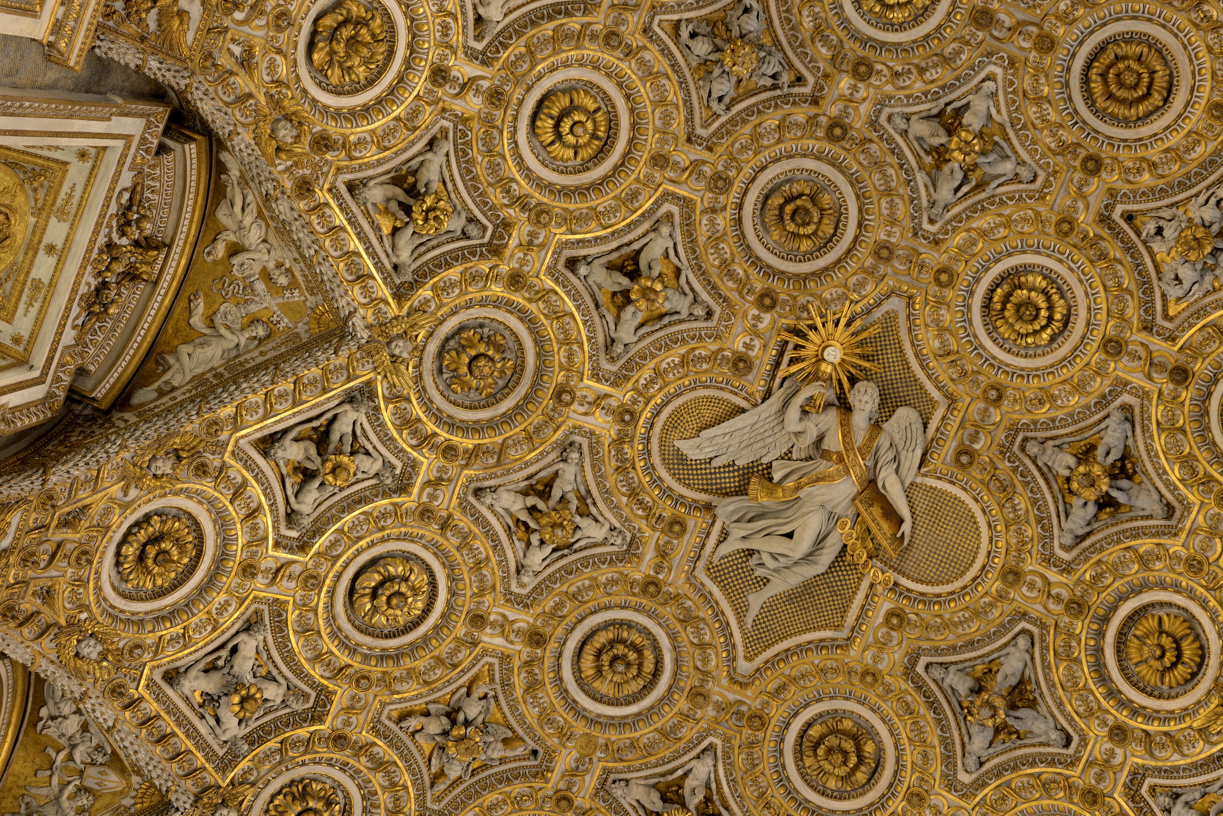 Quirinale Cappella Paolina dettaglio soffitto Roma