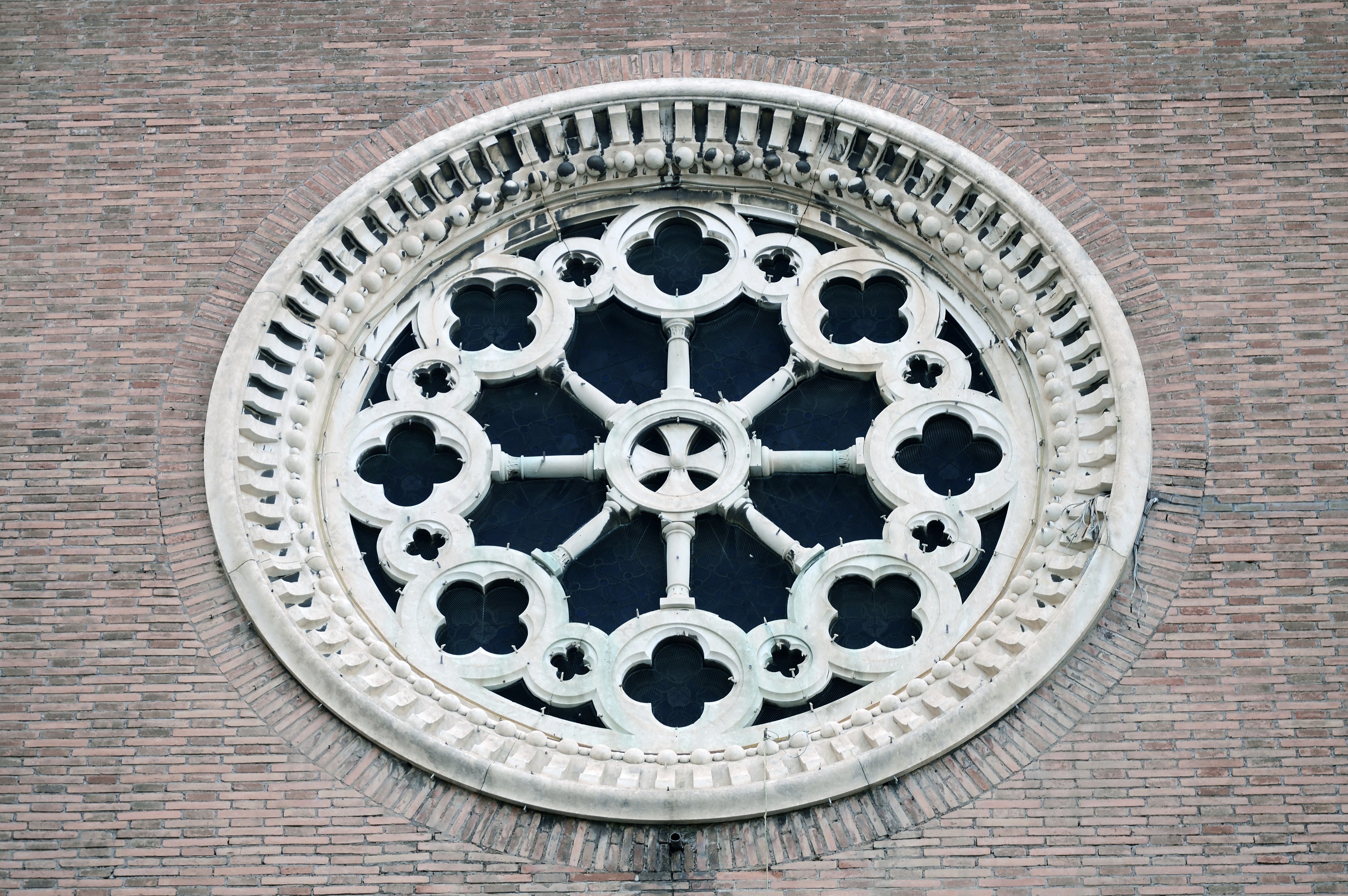 Rose window of Church of St Mary Immaculate and St. John Berchmans