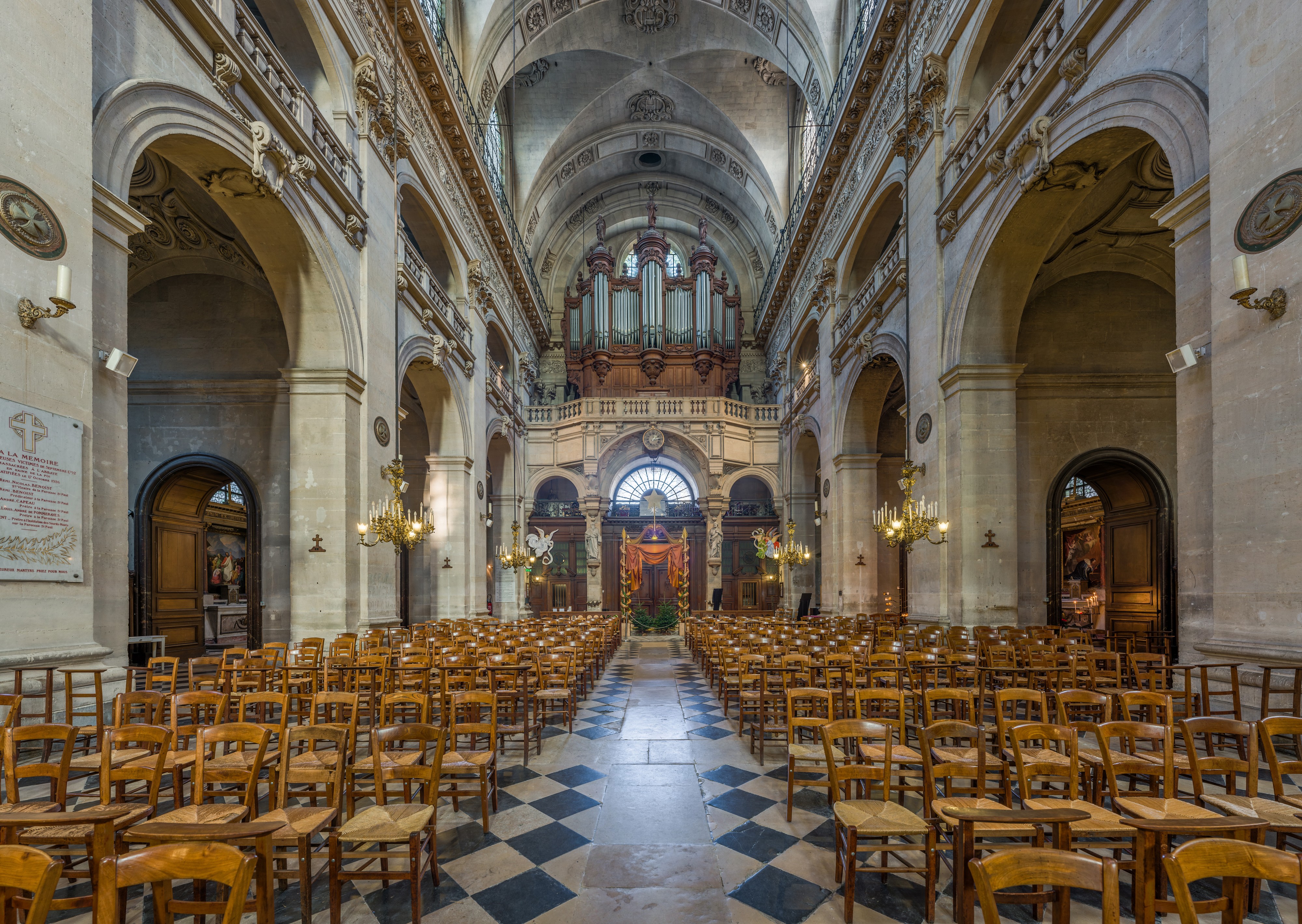 Saint-Paul-Saint-Louis Church Interior 2, Paris, France