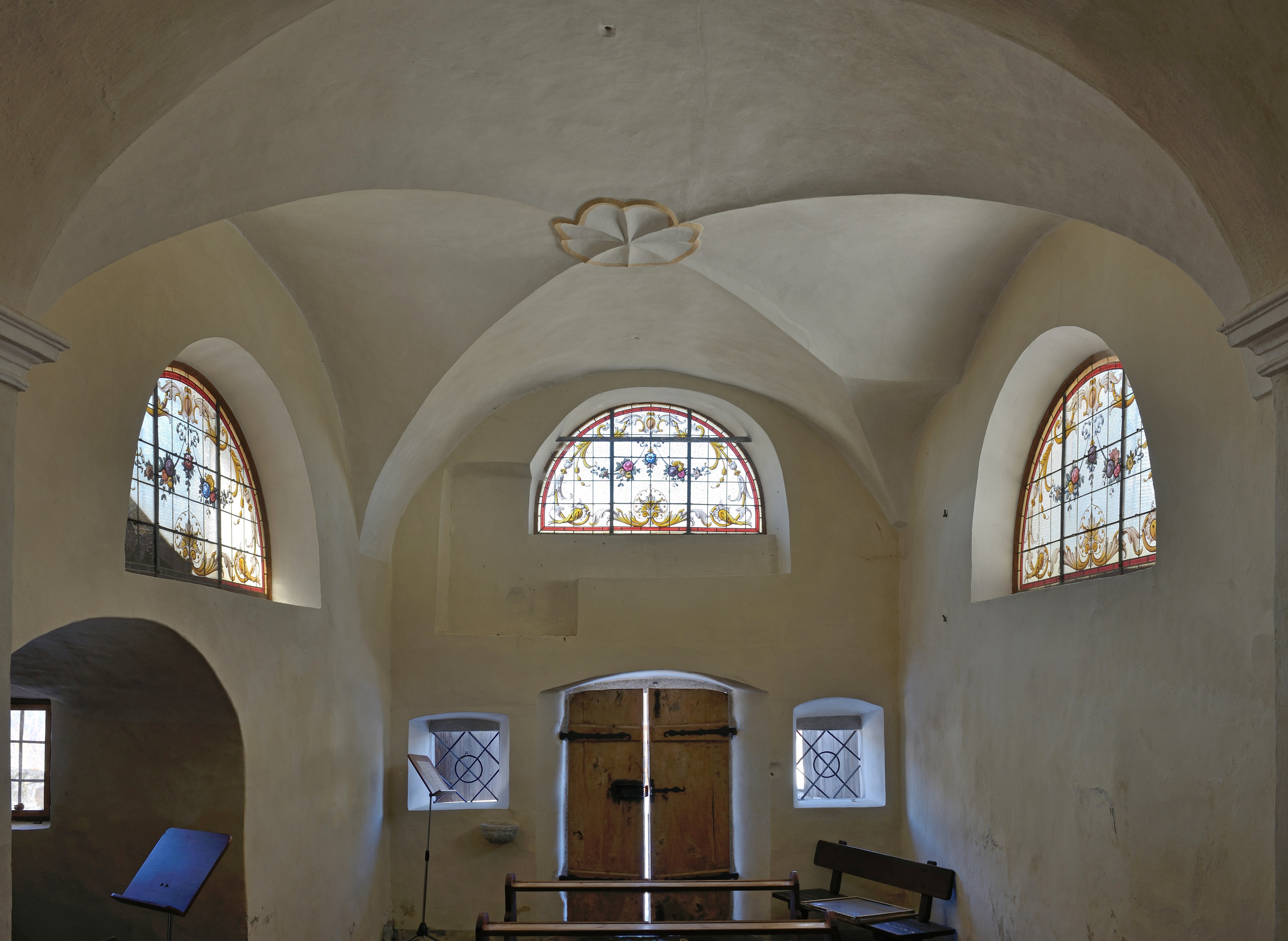 Saint Roch chapel at Fonteklaus Lajen entrance