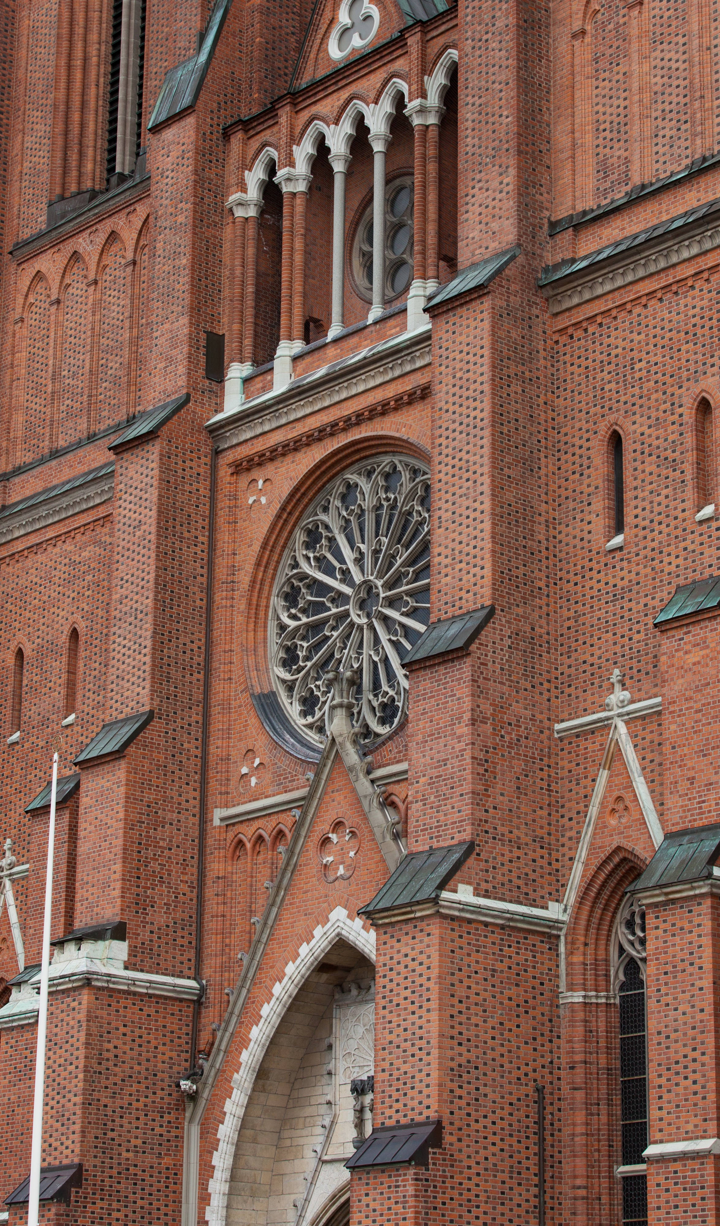 Uppsala Cathedral, Sweden, in June 2014, picture 3