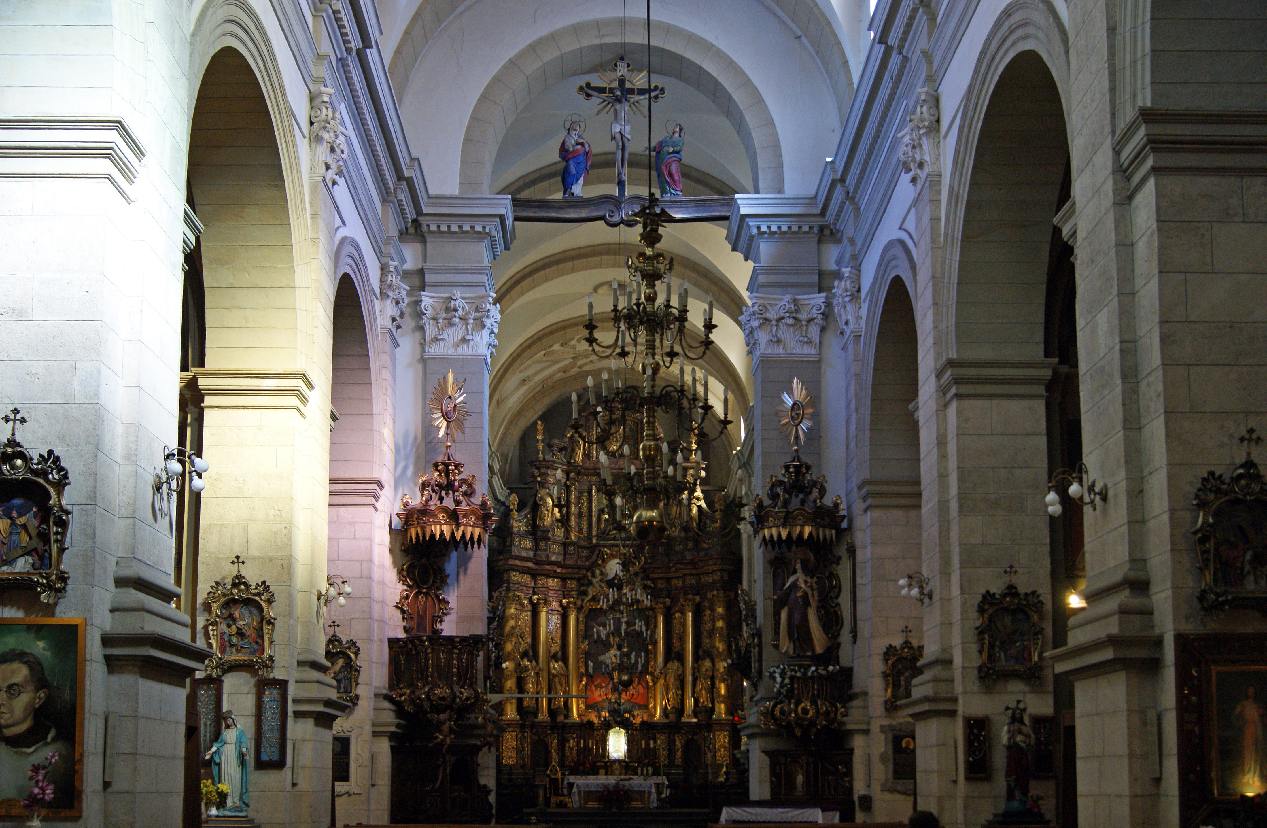 Church of the Visitation of the Blessed Virgin Mary (interior), 19 Karmelicka street, Krakow, Poland