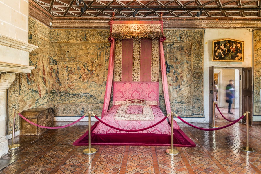 Room of five Queens in the Castle of Chenonceau