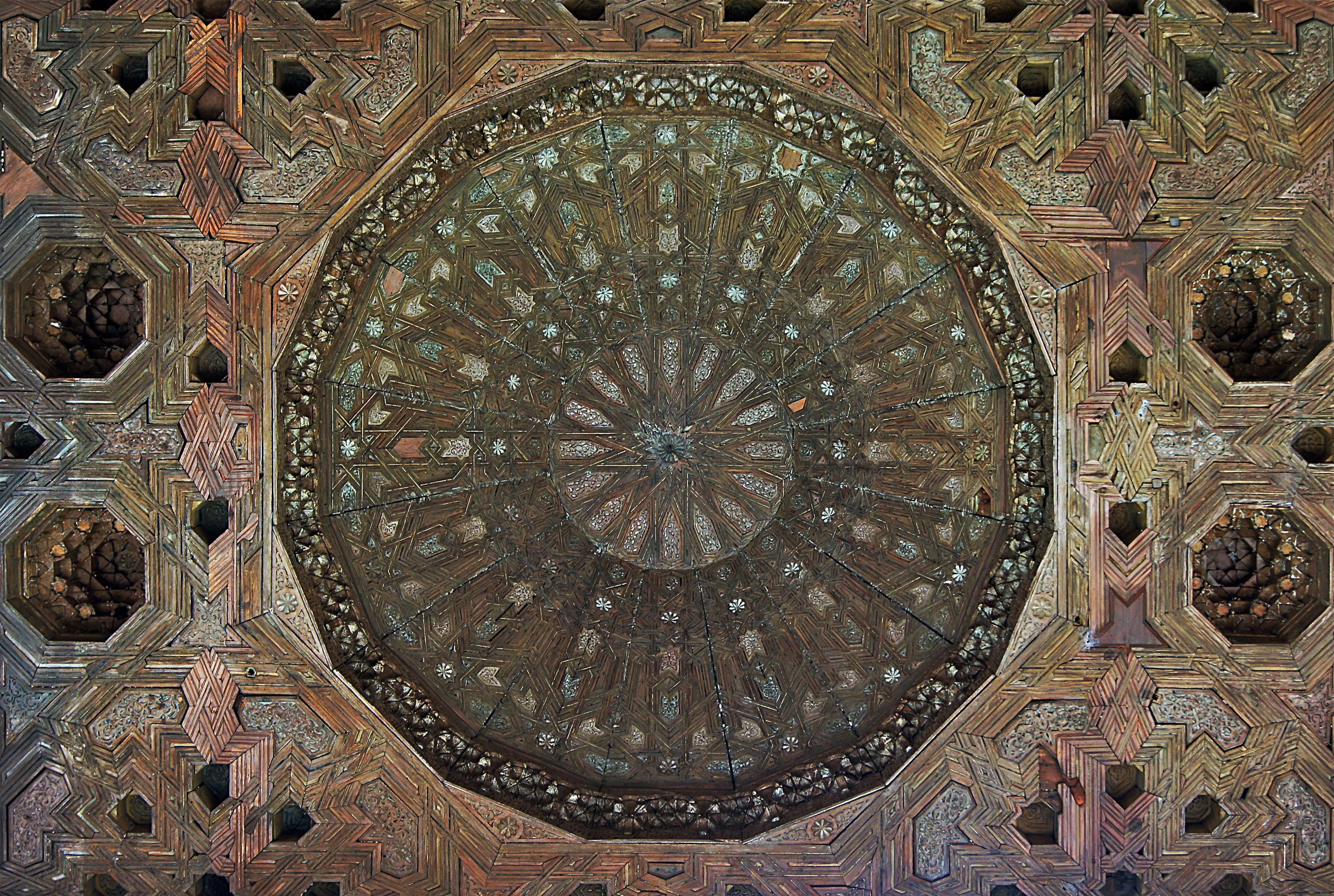 Wooden ceiling partal alhambra