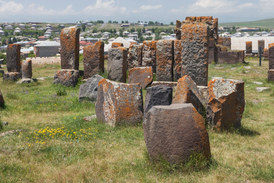 2014 Prowincja Gegharkunik, Cmentarz Noratus (16)