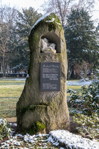 Bonn, Alter Friedhof, Grabstätte -Macke- -- 2018 -- 0853