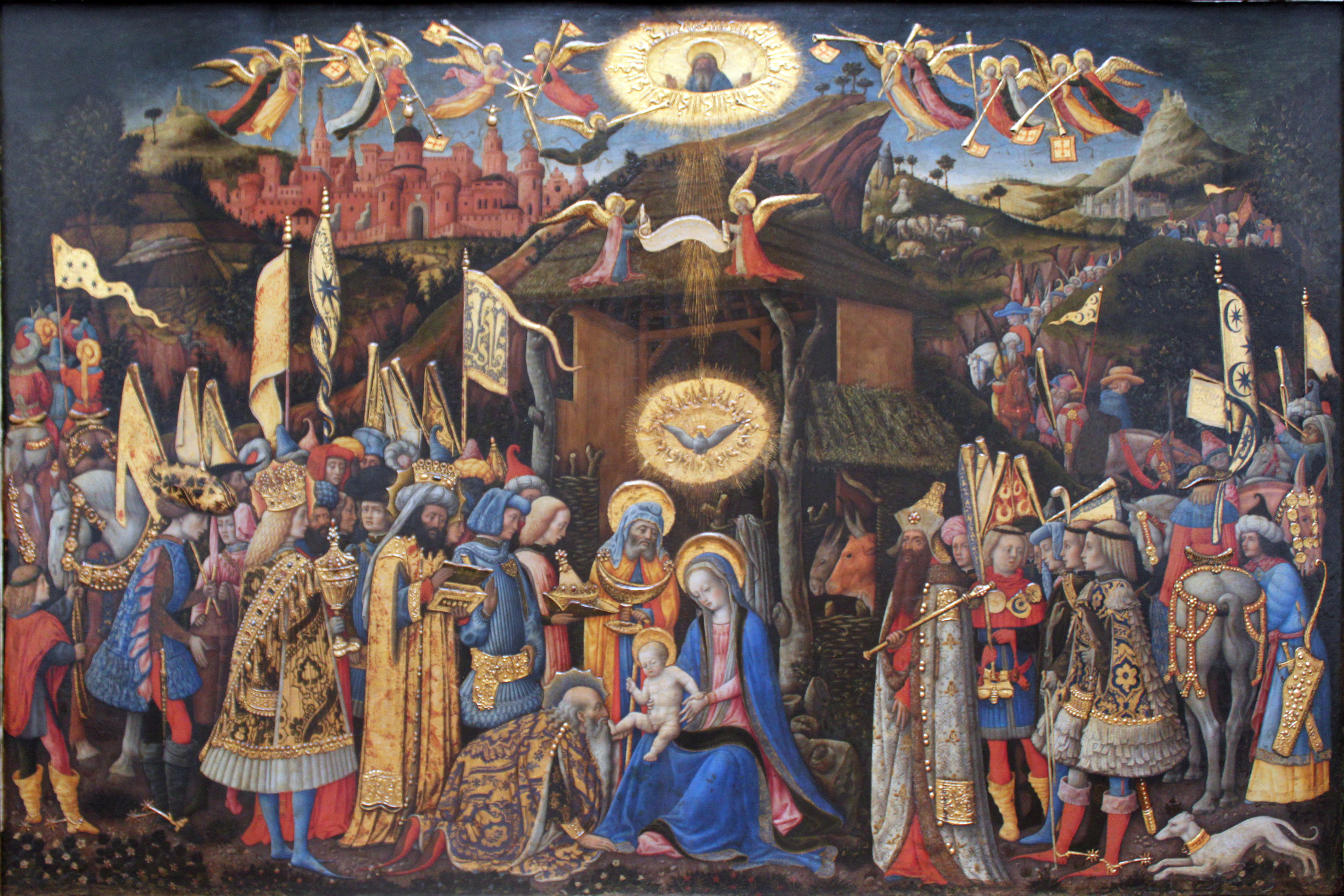 1418 Antonio Vivarini Adoration of the Magi anagoria