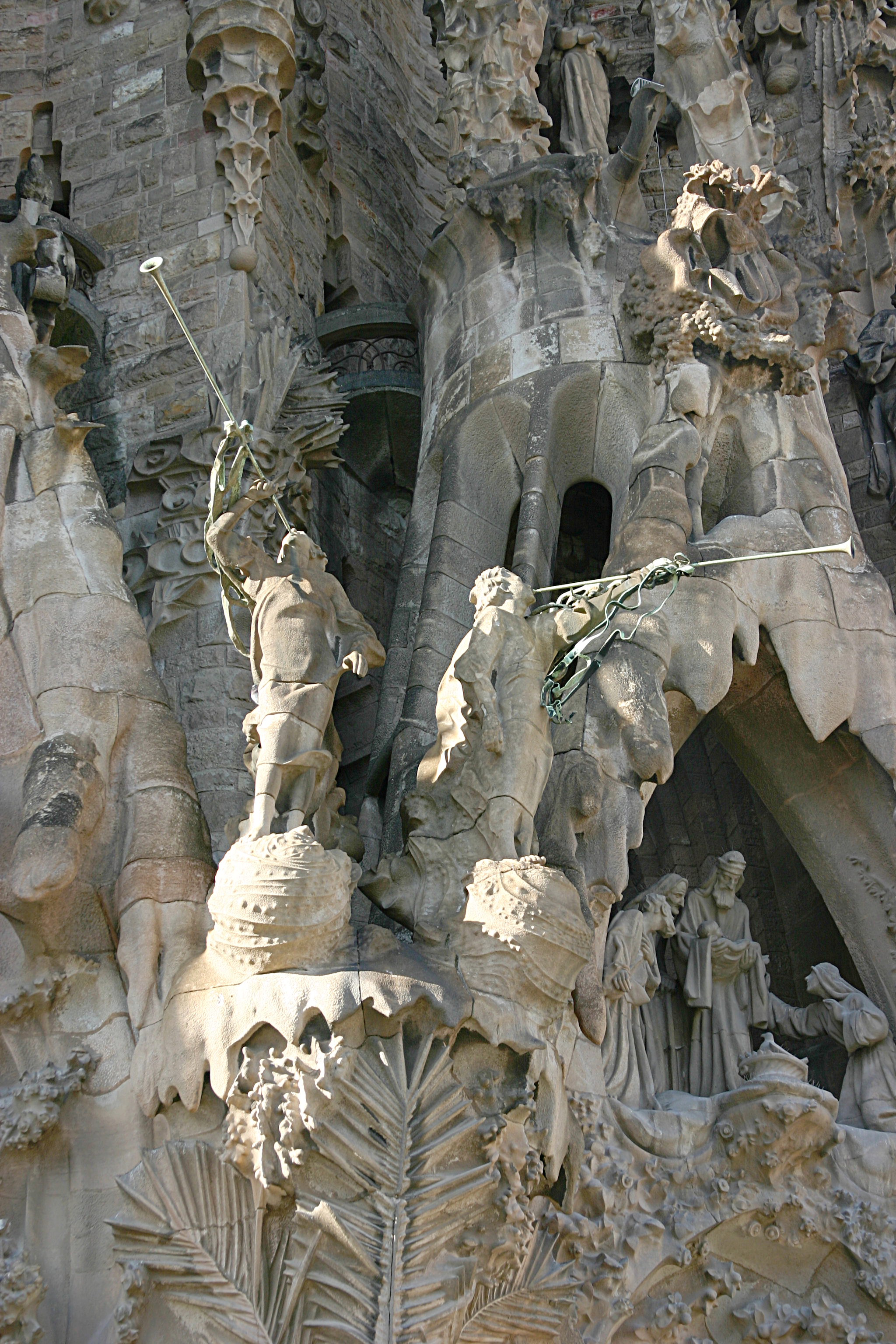 Angels - Nativity Facade - Sagrada Família - Barcelona 2014