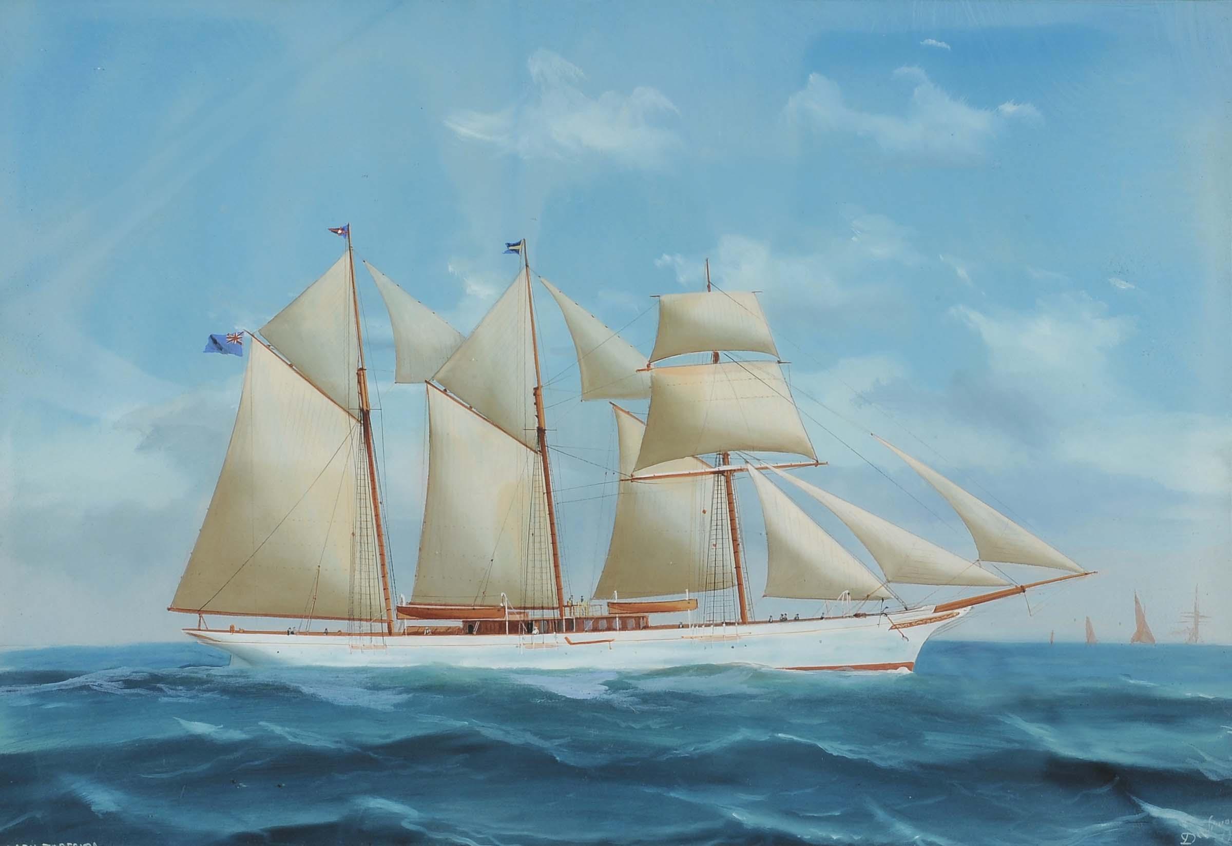 Antonio de Simone - The steam yacht Lady Torfrida