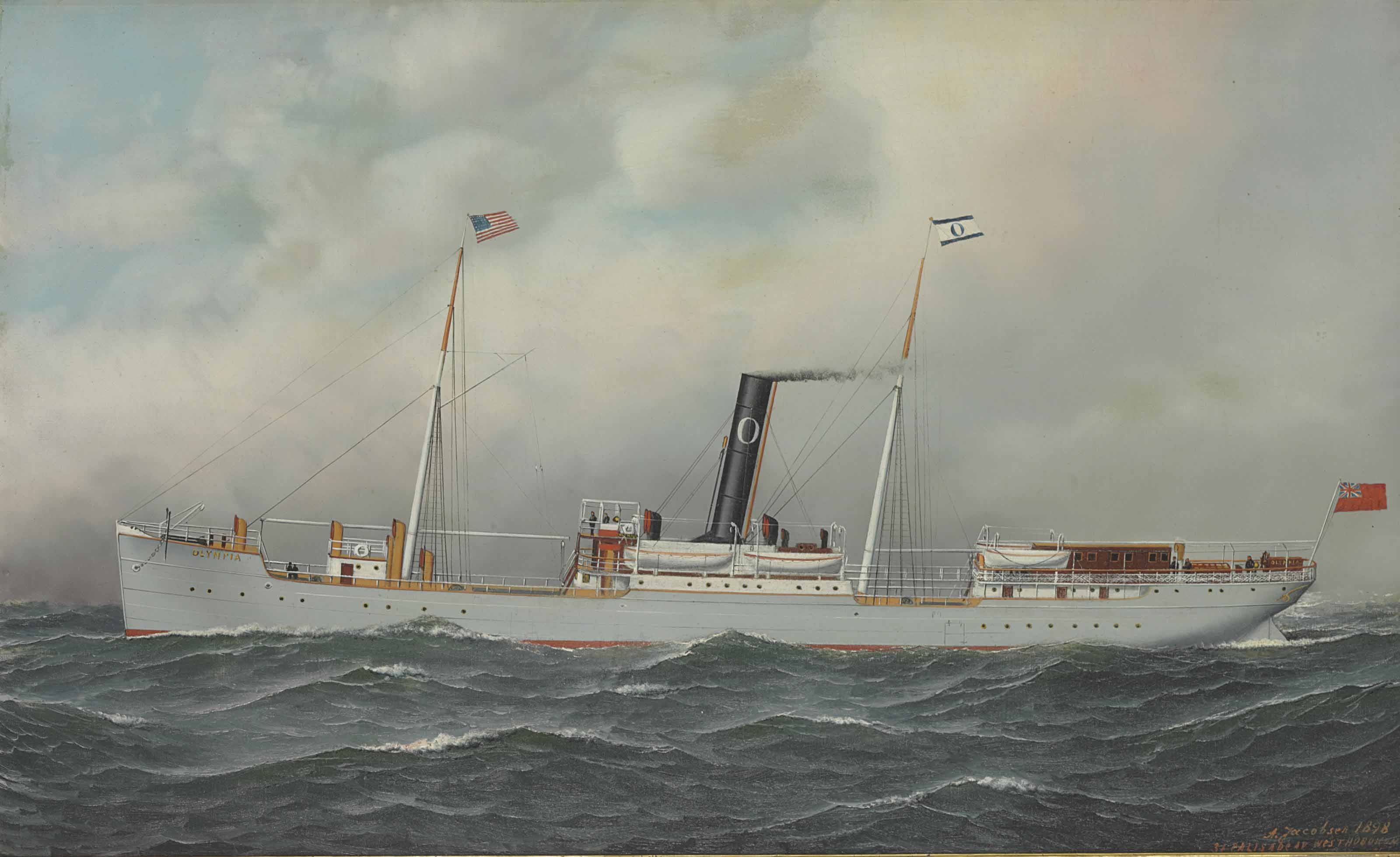Antonio Jacobsen - ‚Olympia‘ Steamship