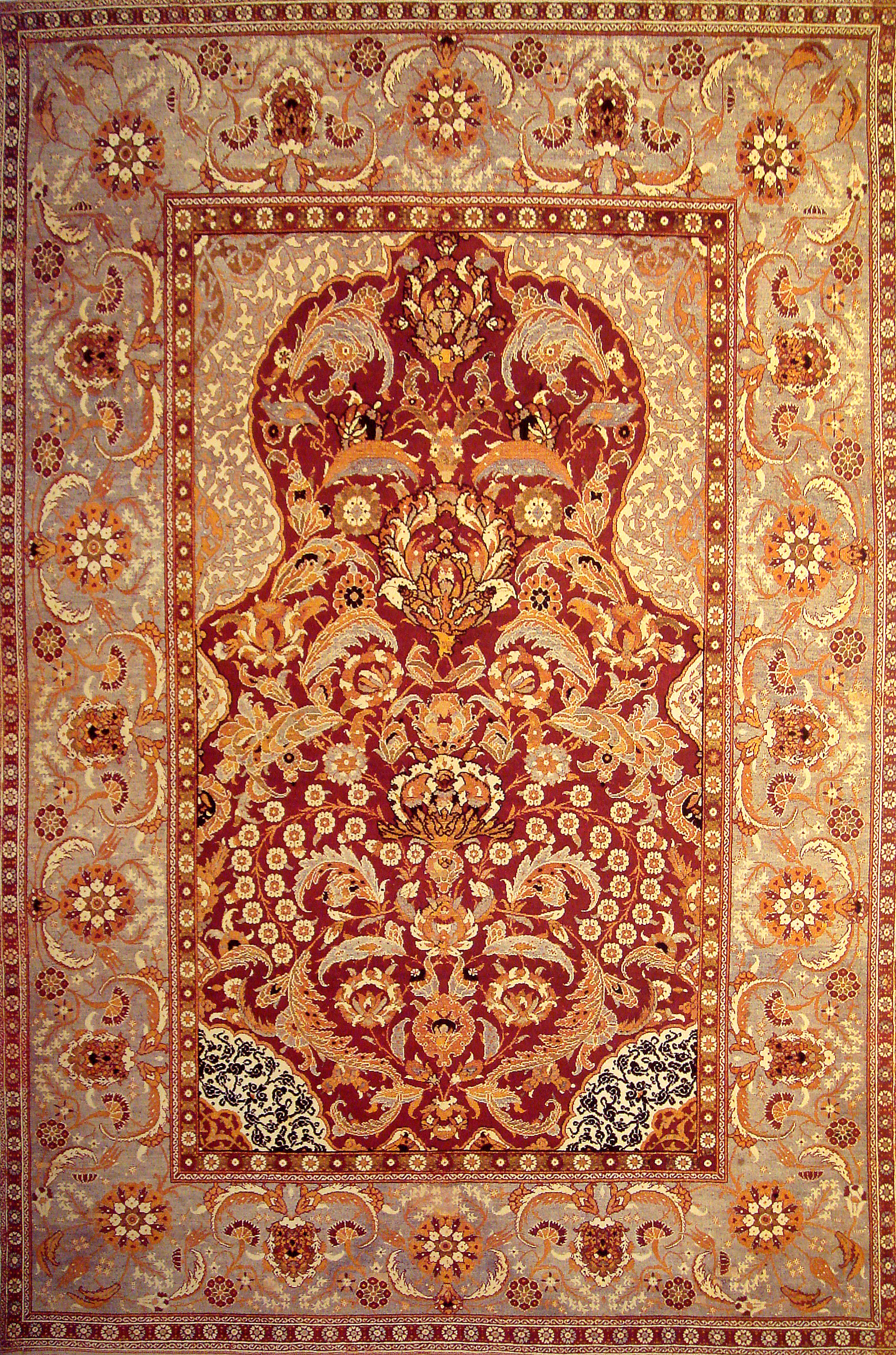 Ottoman Court carpet late 16th century Egypt or Turkey