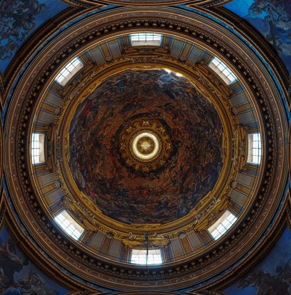Sant'Agnese in Agone (Rome) - Dome HDR