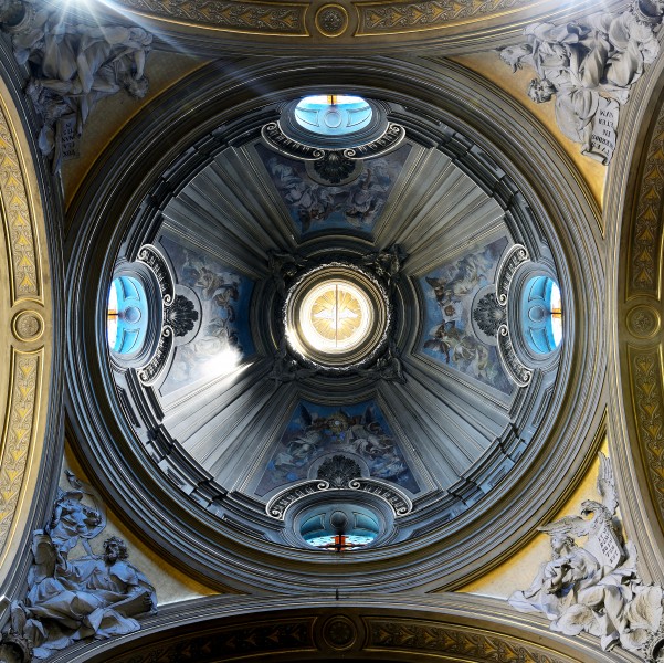 Santi Andrea e Claudio dei Borgognoni (Rome) - Dome