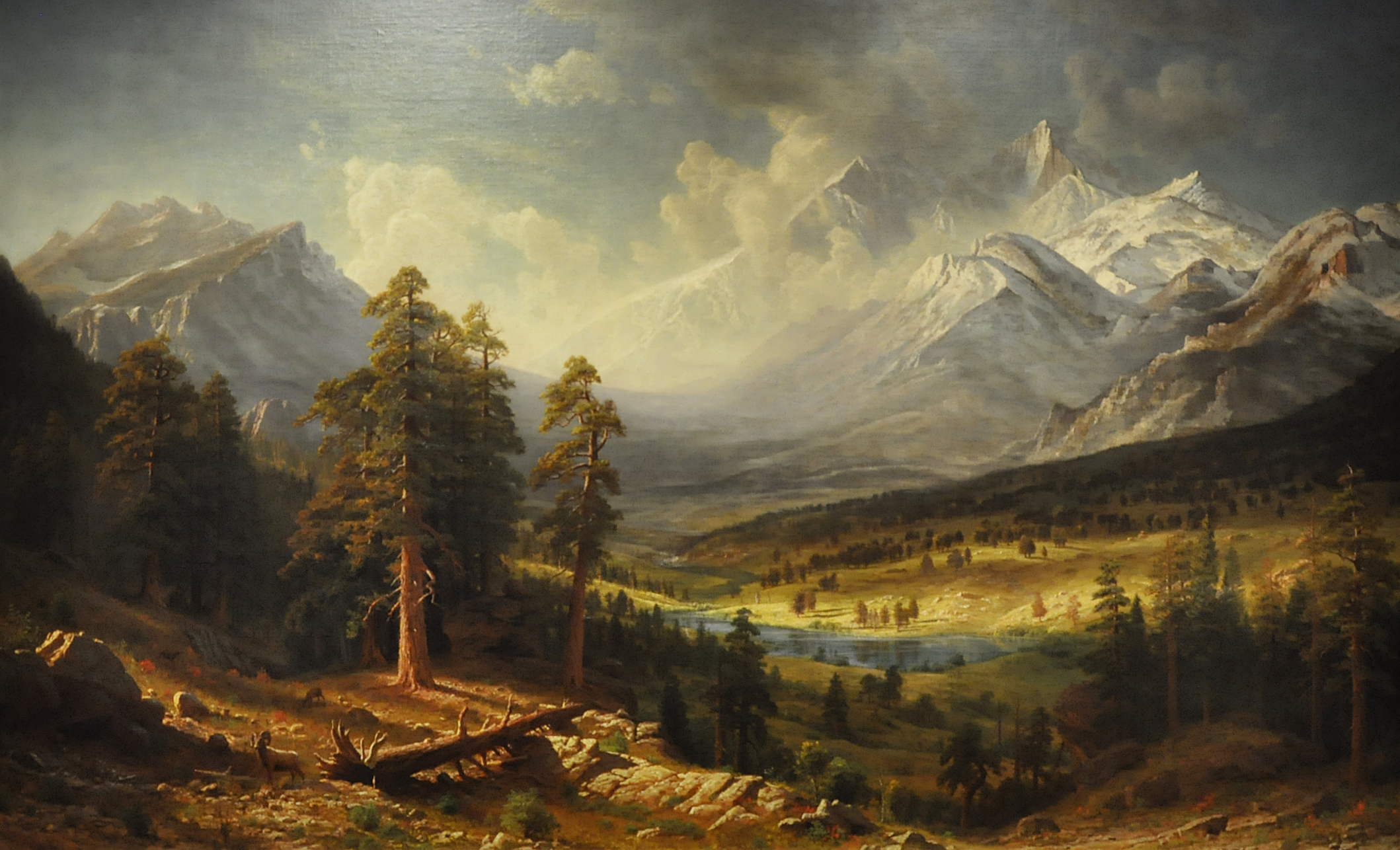 Albert Bierstadt (1830-1902) - Estes Park (1877) - Denver Art Museum 18-9-2014 12-46-50
