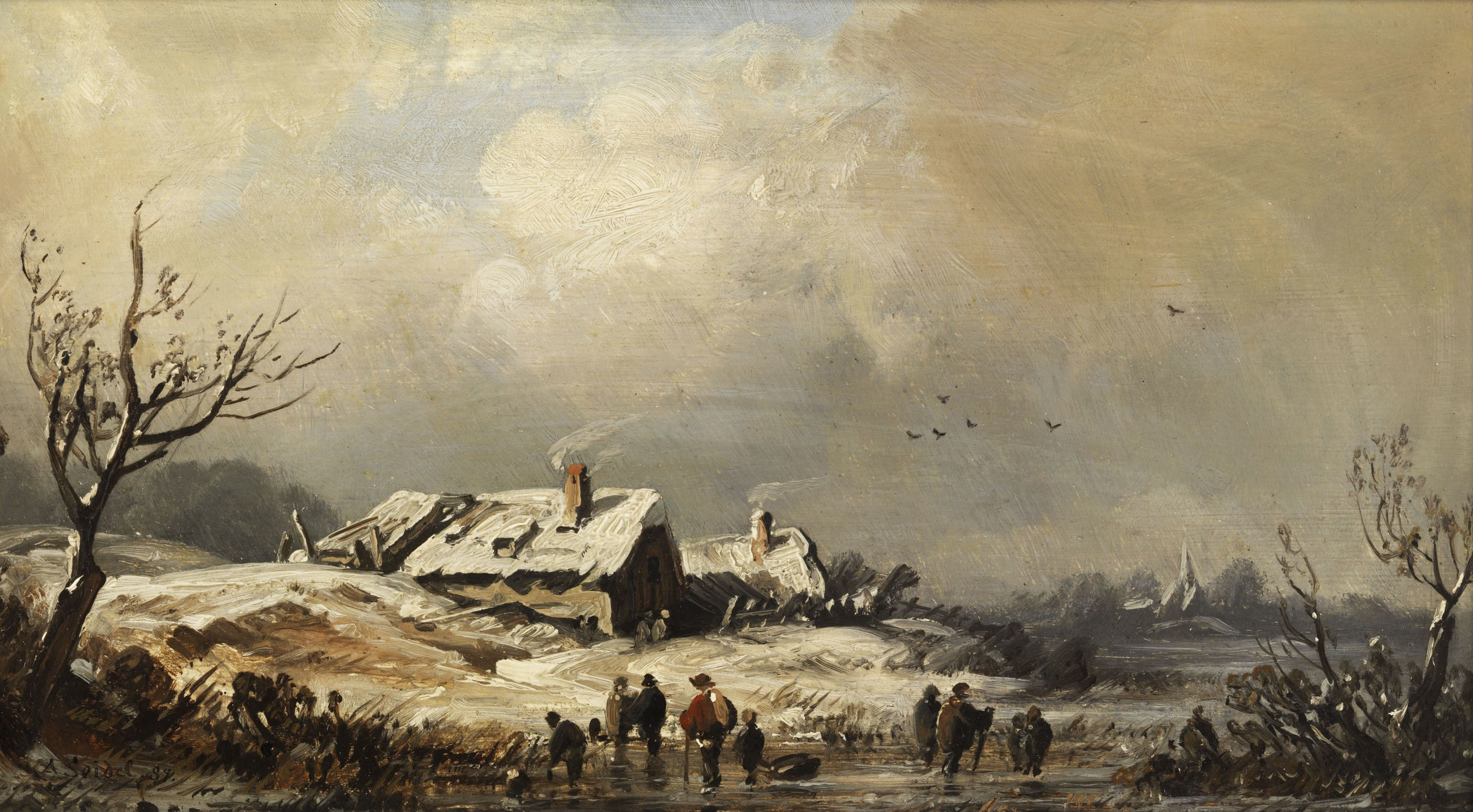 August Seidel Winterlandschaft 1894 2
