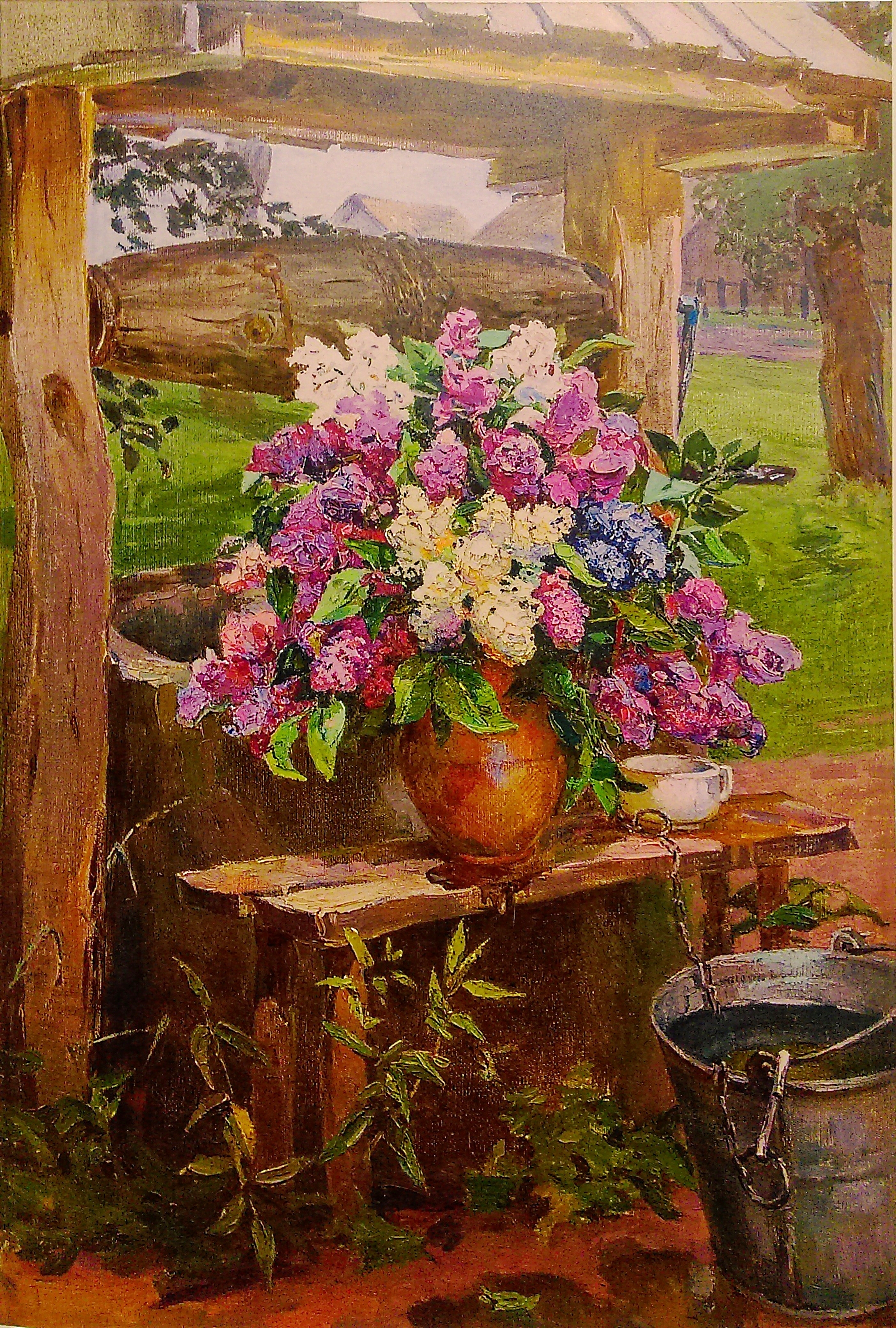 Boris Arakcheev 1956 Lilac at the Well