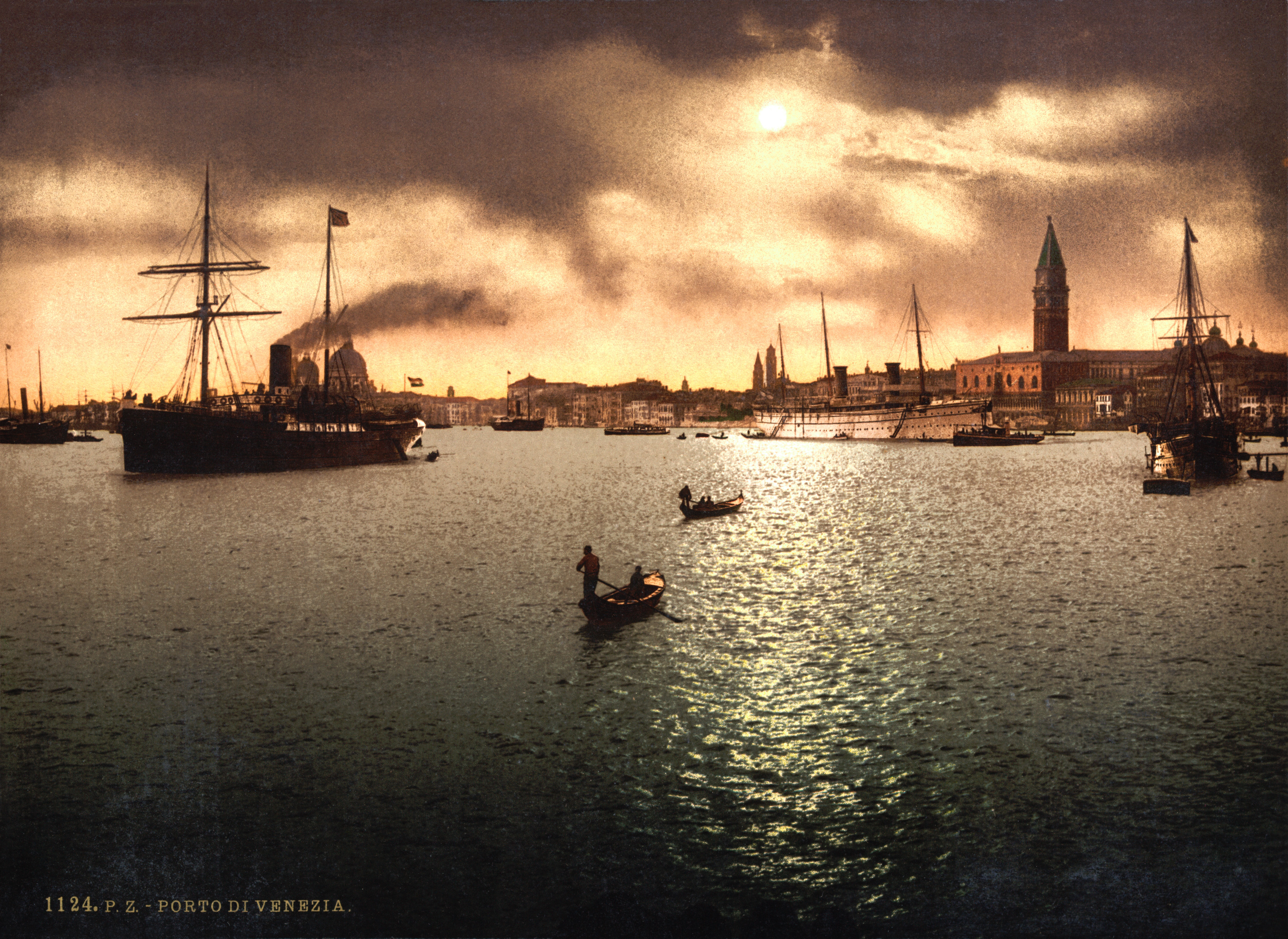 Flickr - …trialsanderrors - Port of Venice, Italy, ca. 1889