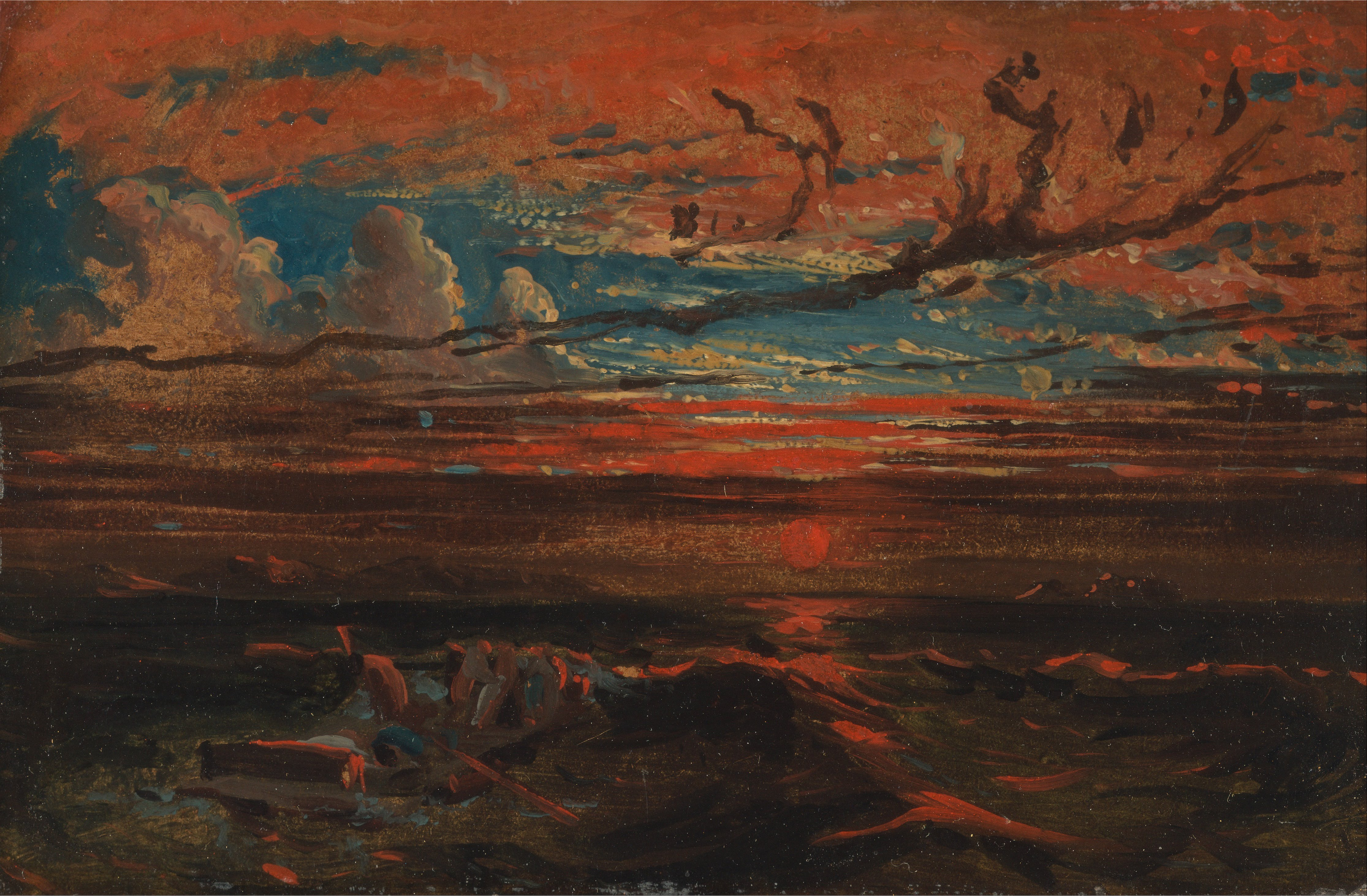 Francis Danby - Sunset at Sea after a Storm - Google Art Project