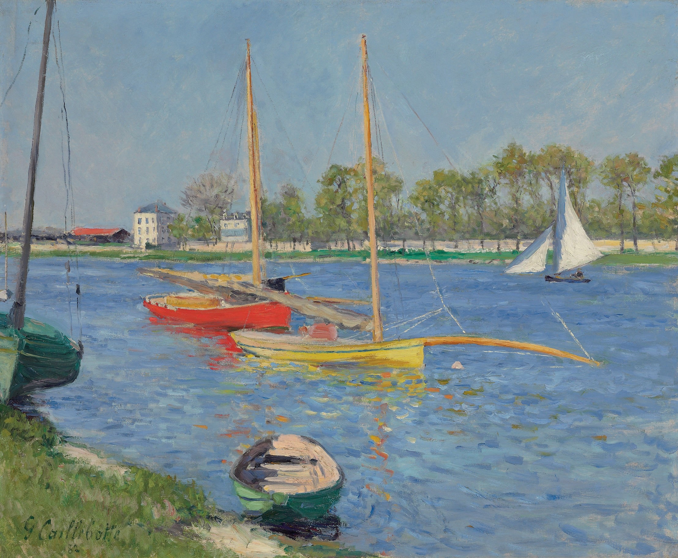 Gustave Caillebotte - La Seine à Argenteuil (1882)