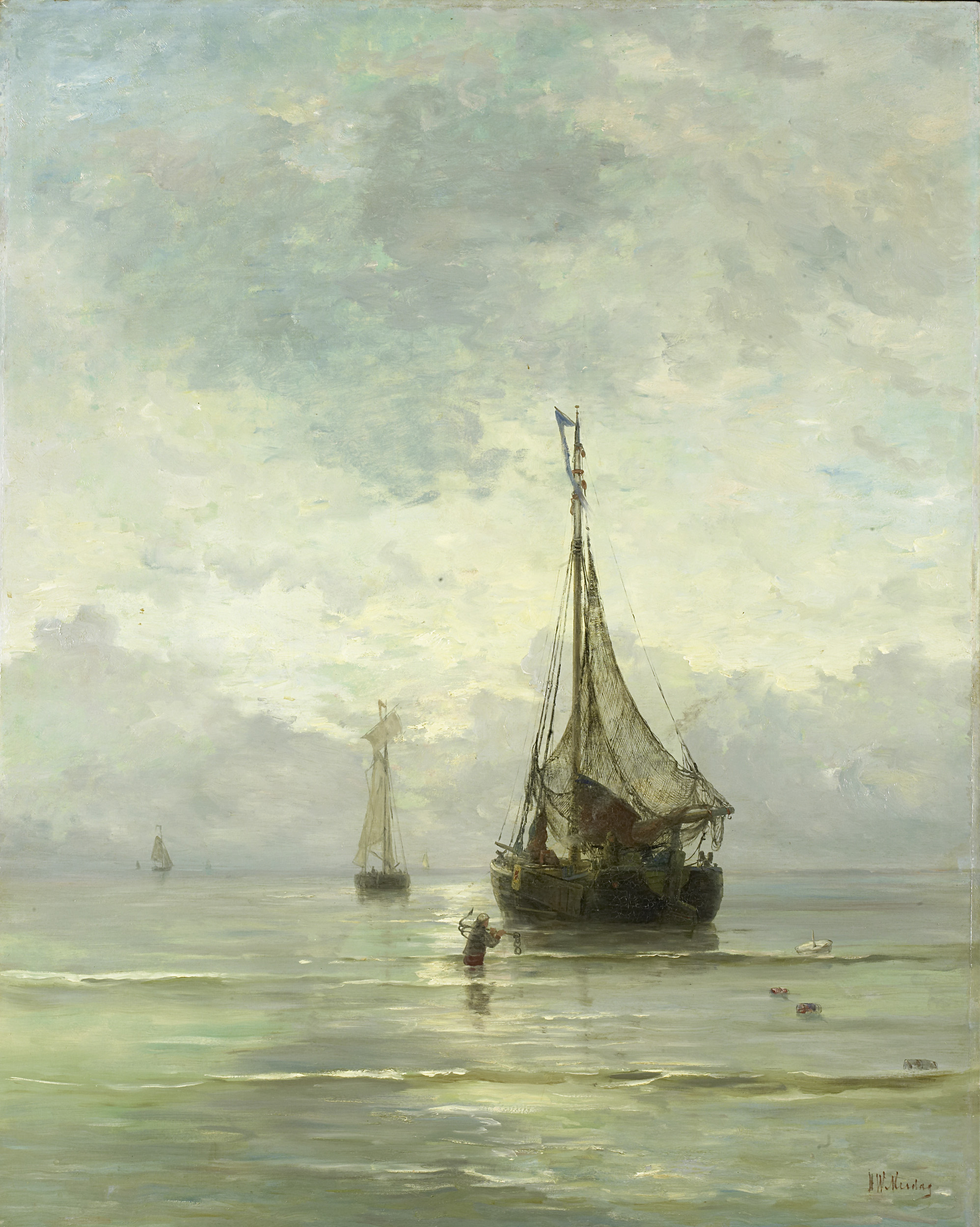 Hendrik Willem Mesdag - Kalme zee