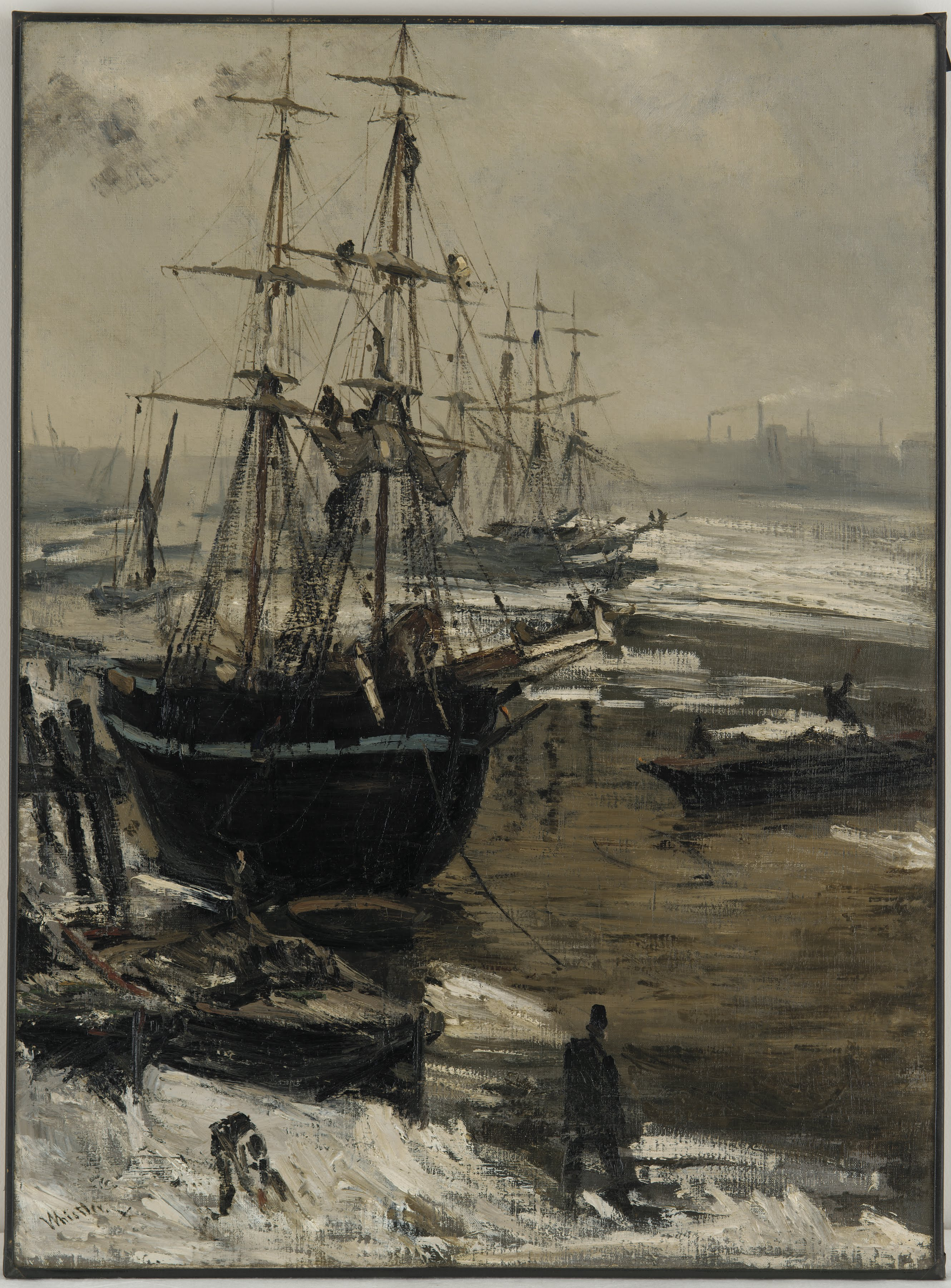 James McNeill Whistler - The Thames in Ice - Google Art Project