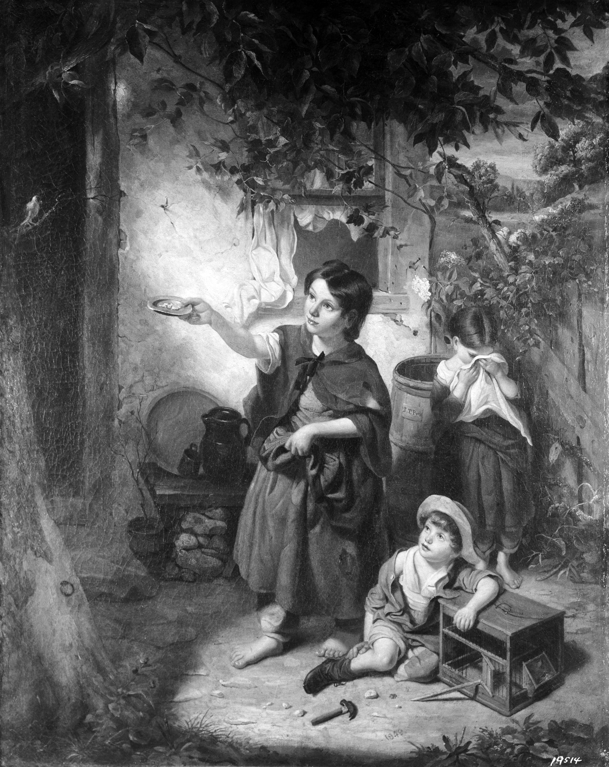 John Thomas Peele, The Stray Bird, 1849.
