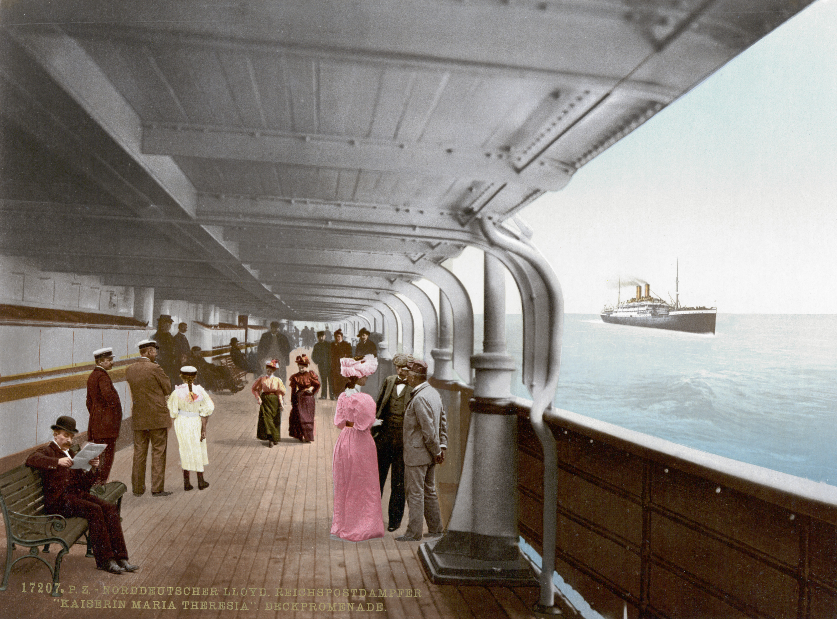 Kaiserin Maria Theresia promenade deck