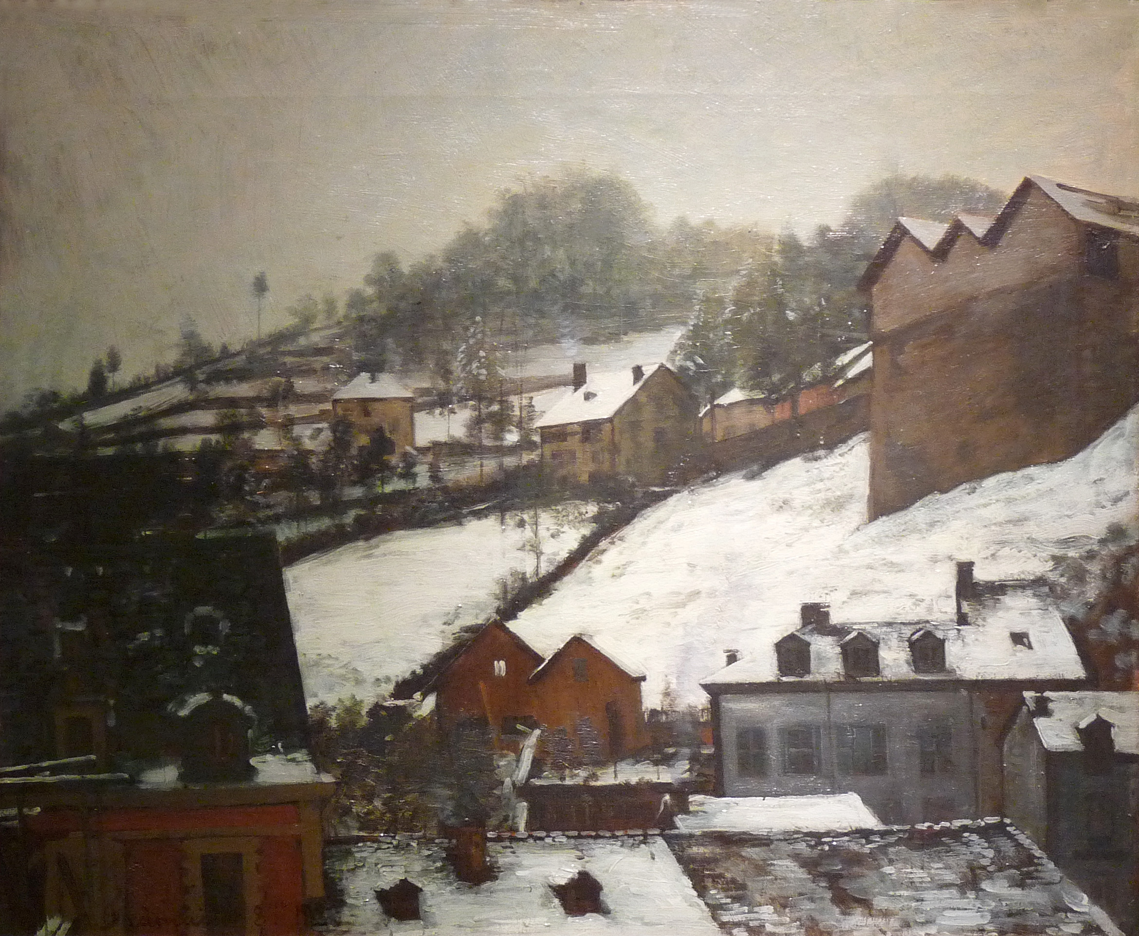Louis Français-Plombières en hiver 1890