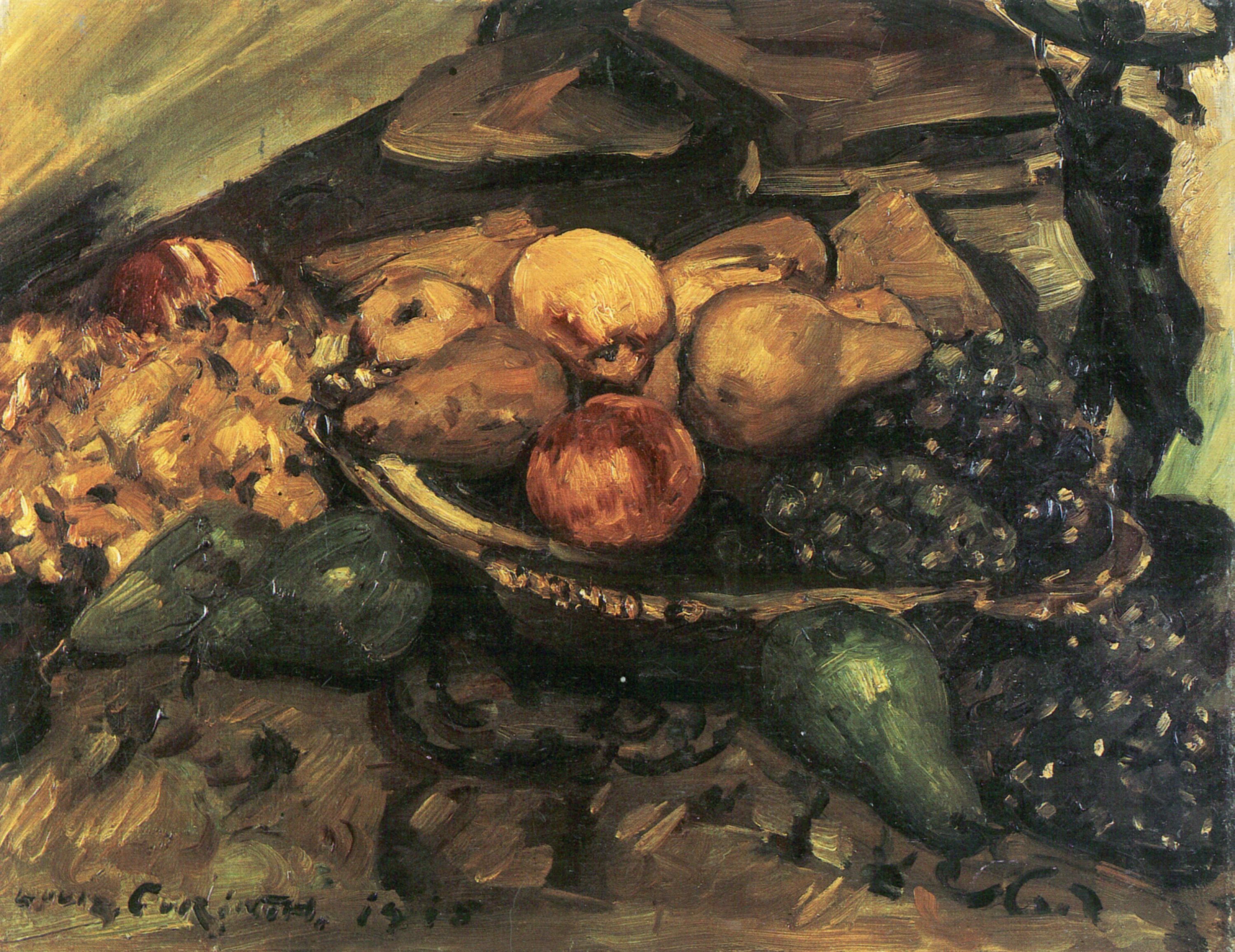 Lovis Corinth Früchtestillleben 1915