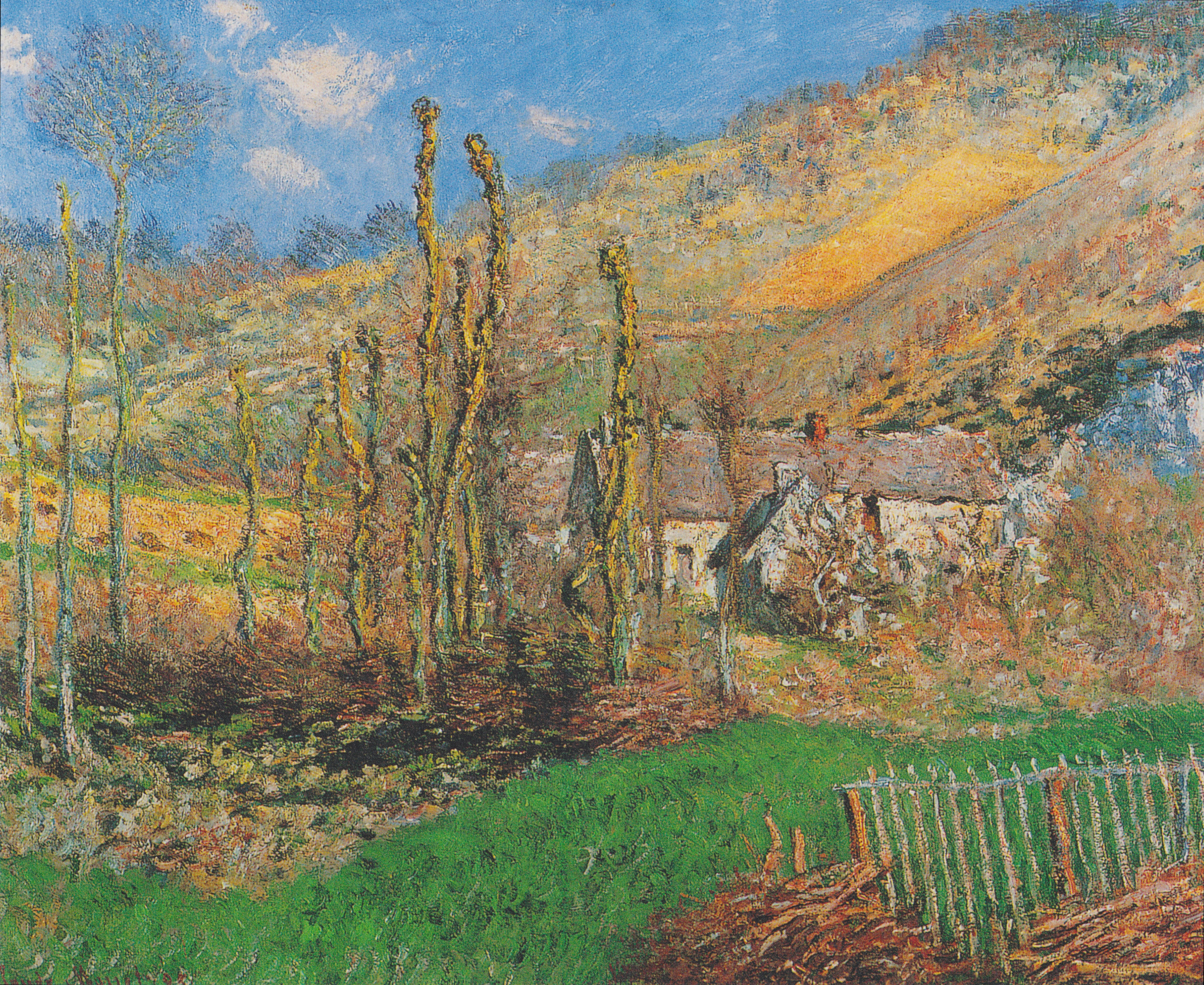 Monet - Val de Falaise (Giverny) - 1885