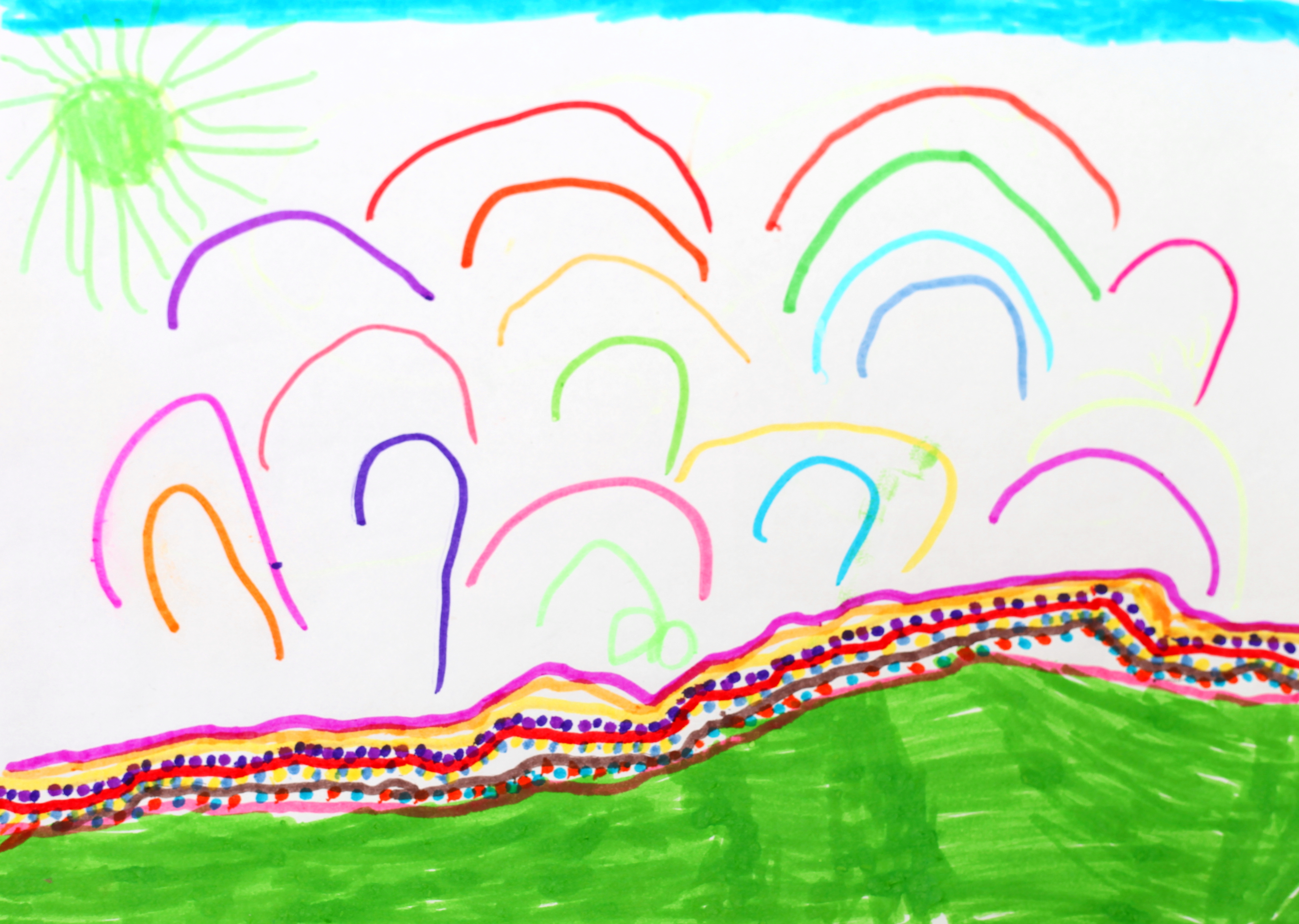 a painting by a 4 to 6 year old girl, picture 11