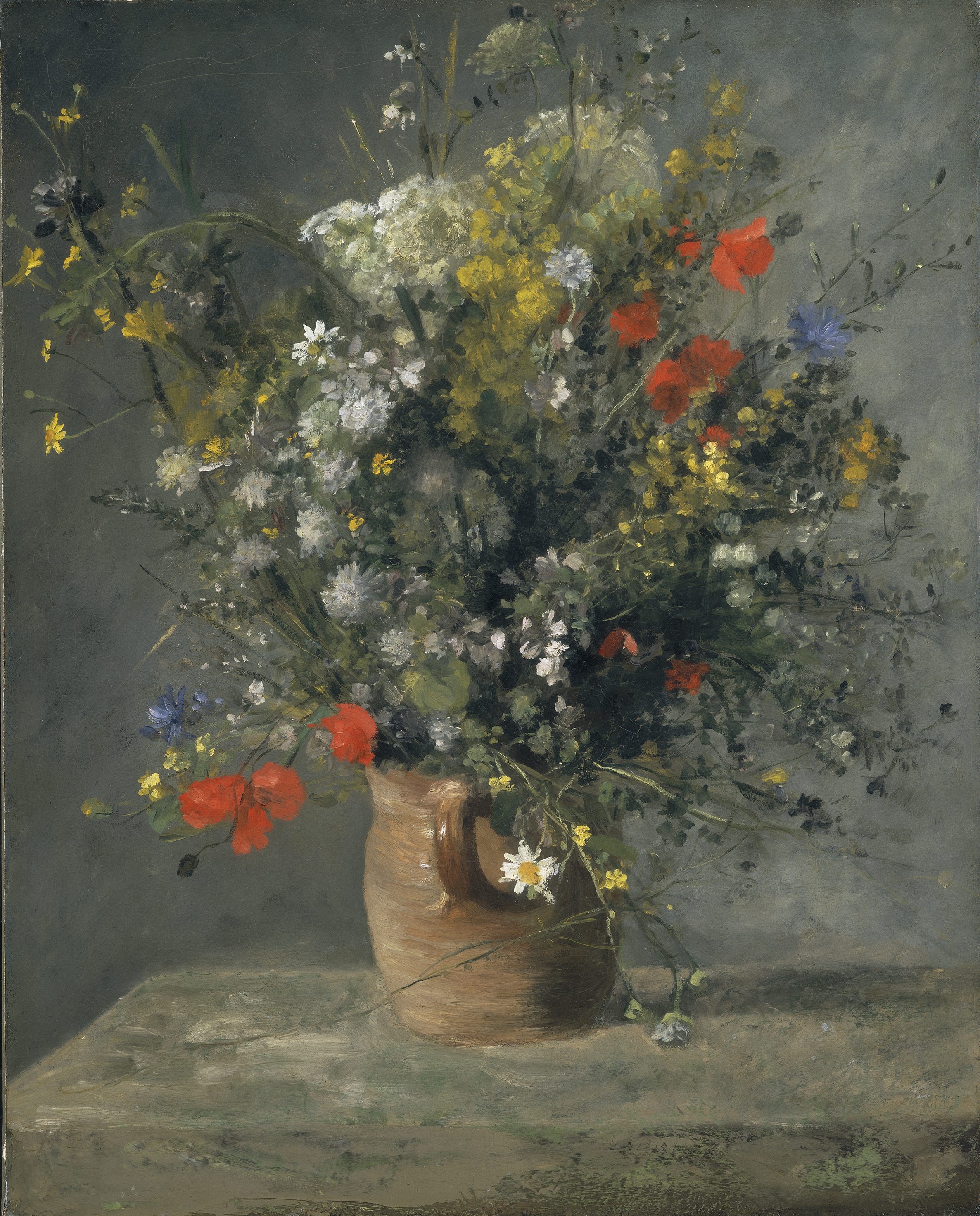 Pierre-Auguste Renoir - Fleurs dans un vase (National Gallery of Art)
