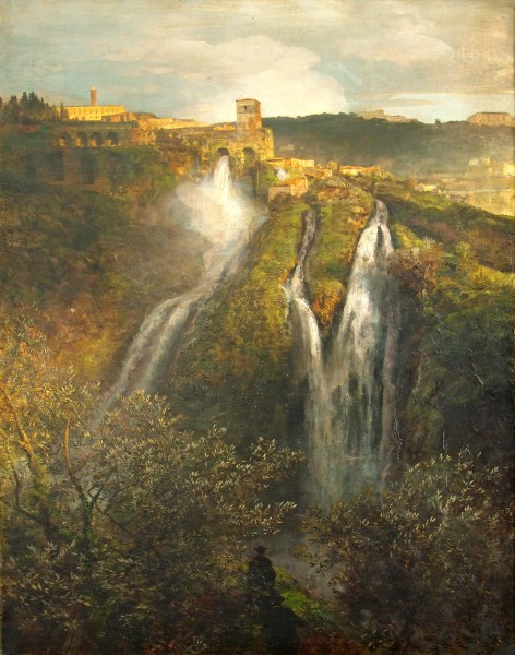 Achenbach Wasserfälle bei Tivoli@Weimar Schlossmuseum