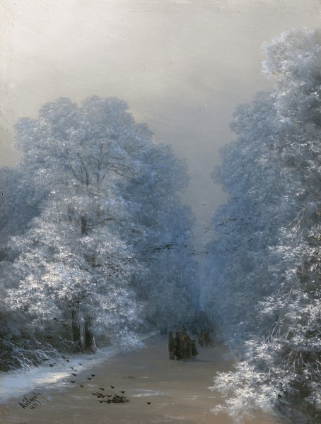 Aivazovsky. Winter landscape