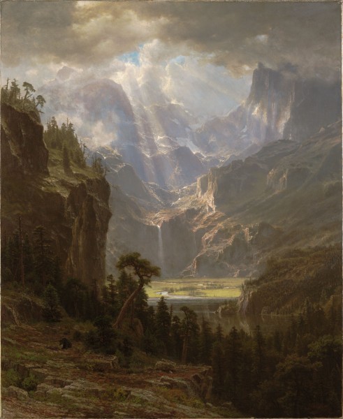 Albert Bierstadt - Rocky Mountains, Lander's Peak (1863)