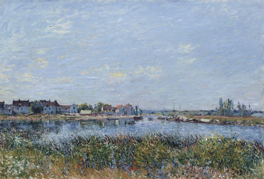 Alfred Sisley - Saint-Mammès le matin (1881)
