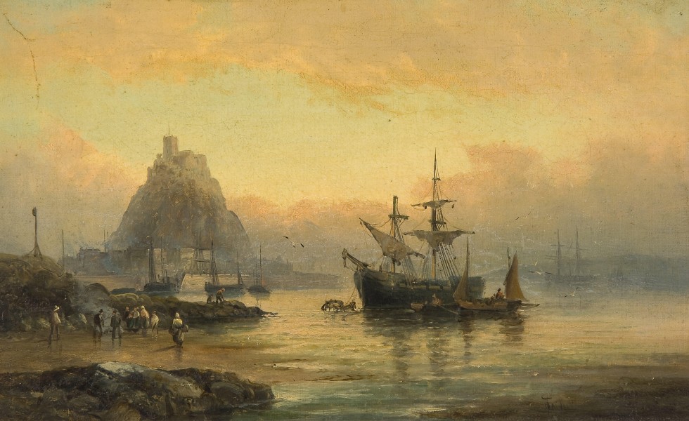 Attrib. to William Anslow Thornley - St. Michael's Mount, Cornwall