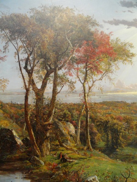 Autumn - On the Hudson River, by Jasper Francis Cropsey, 1860, oil on canvas, view 2 - National Gallery of Art, Washington - DSC00062