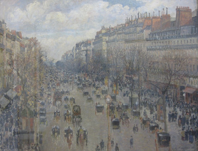 Boulevard Montmartre Camille Pissarro IMG 7253
