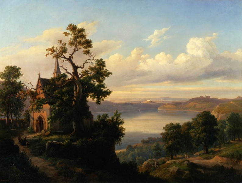 Breslauer Landscape with a lake