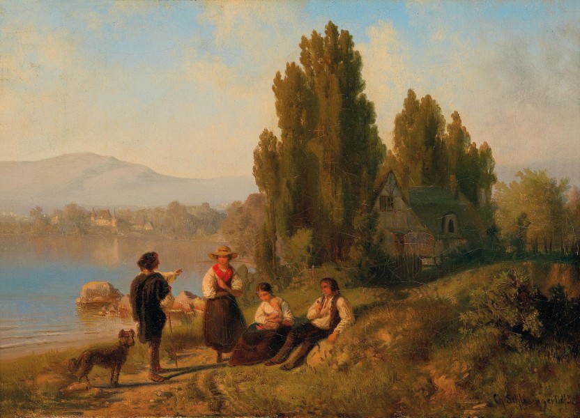 Carl Schlesinger - Hirtenszene (1853)