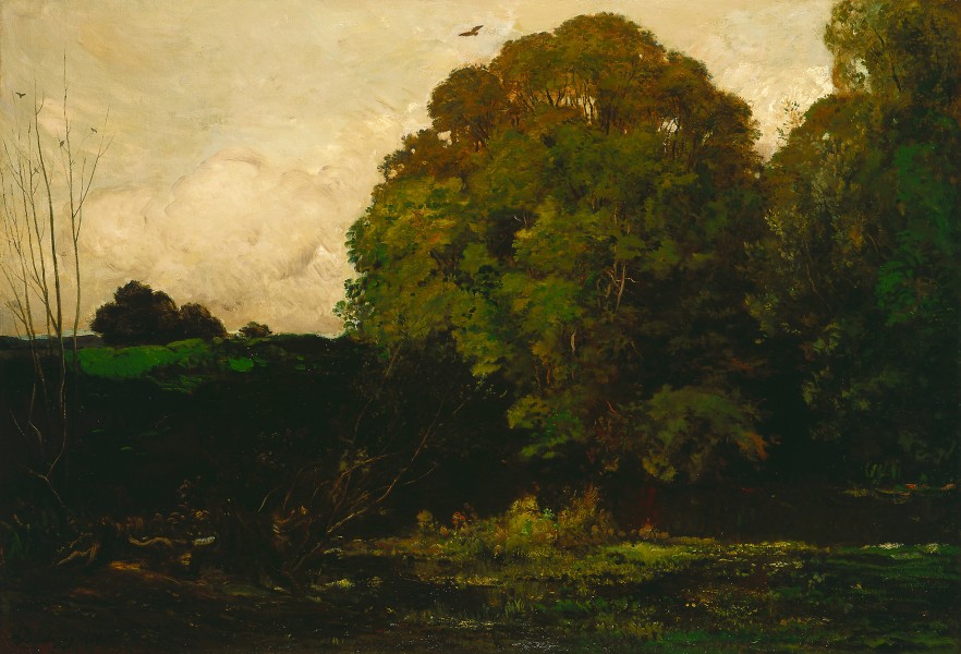 Charles-François Daubigny - Un étang dans le Morvan (1869)