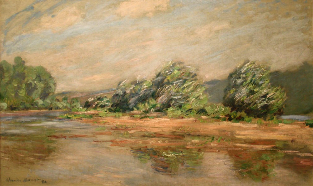 Claude Monet - The Seine at Port-Villez (c. 1883-90)