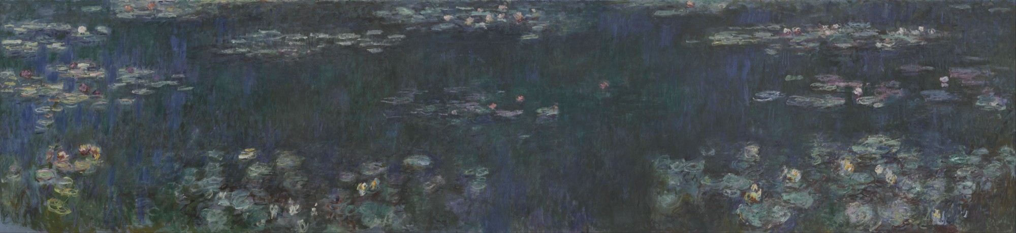 Claude Monet - The Water Lilies - Green Reflections - Google Art Project
