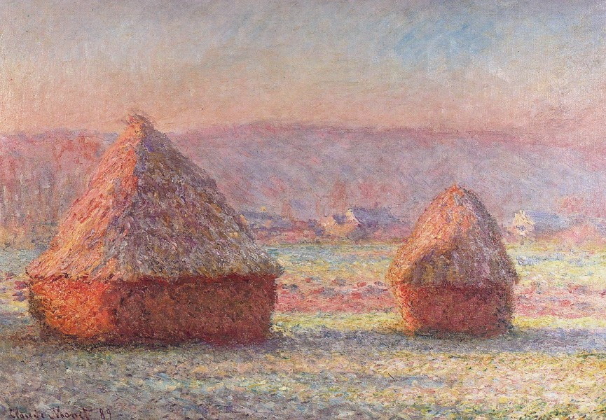 Claude Monet - White Frost, Sunrise